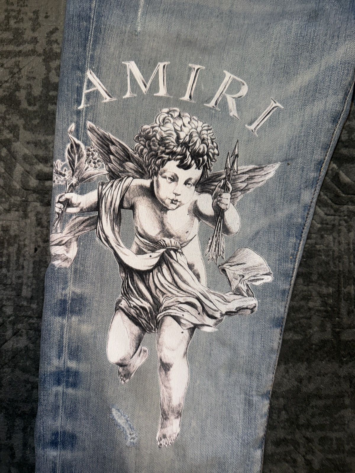 Amiri Light blue amiri jeans skinny Size US 33 - 3 Thumbnail