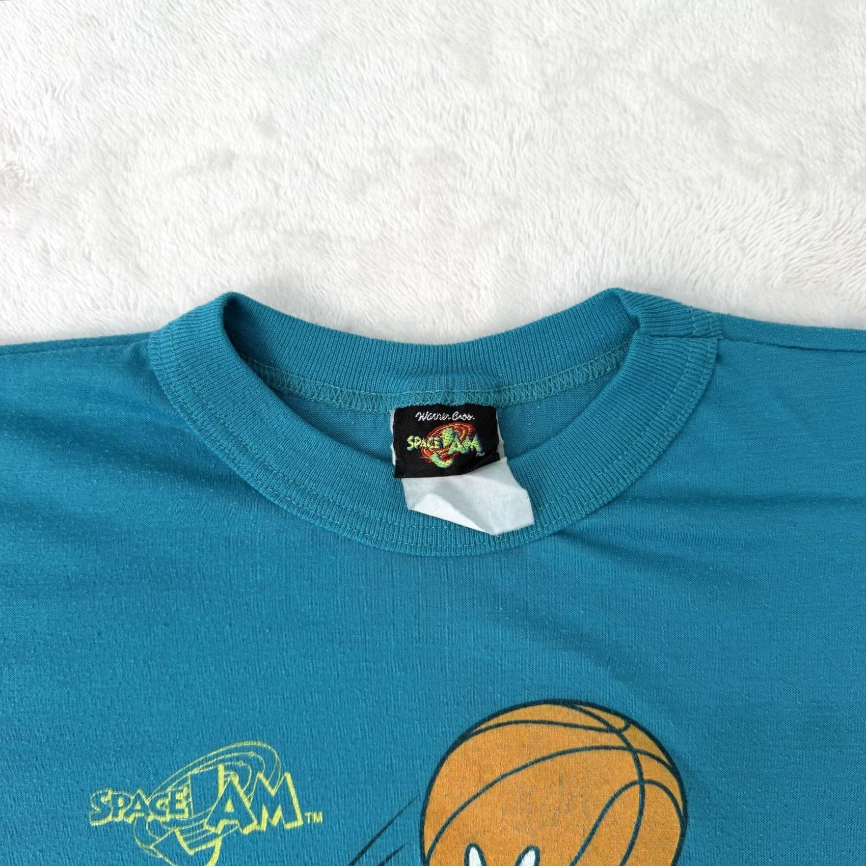 Vintage VINTAGE Space Jam Lola Bunny Shirt Mens M Blue Graphic Tee 1996 Size US M / EU 48-50 / 2 - 4 Thumbnail