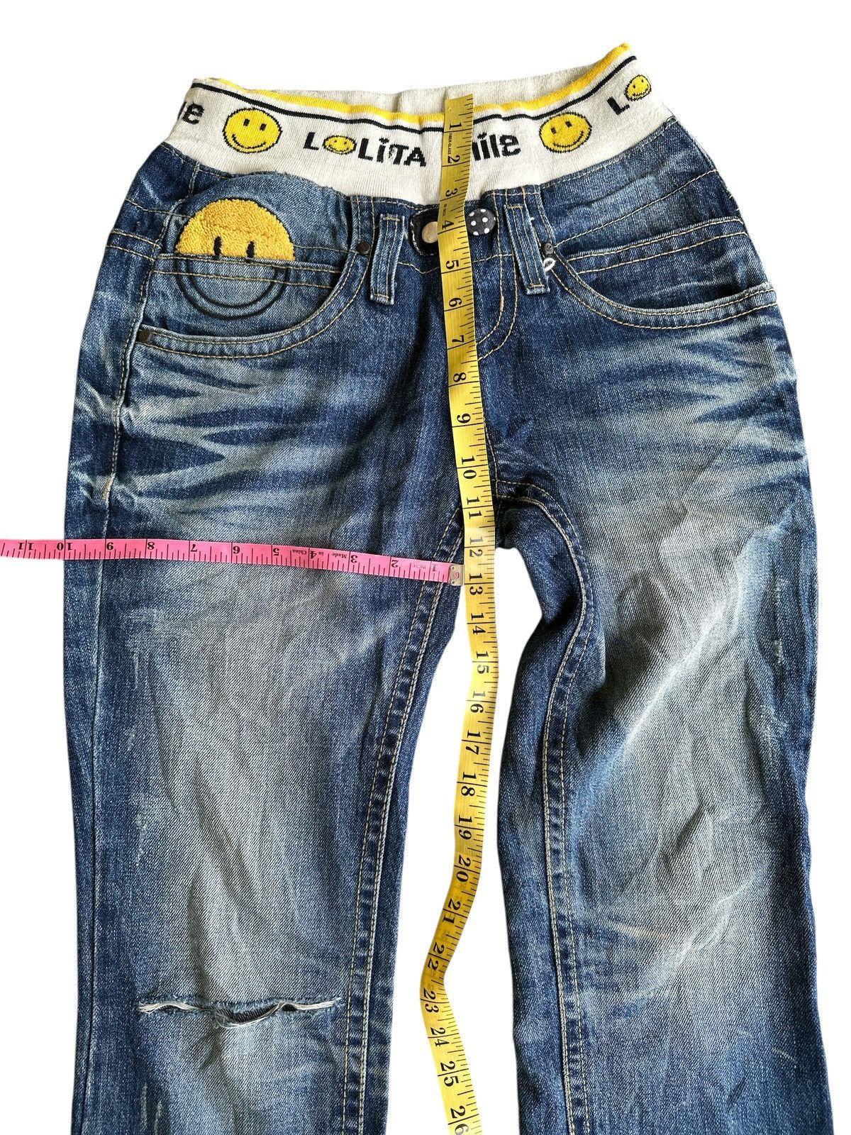 Japanese Brand Lolita Smile light Washed 🎌💥 Size US 28 / EU 44 - 5 Thumbnail