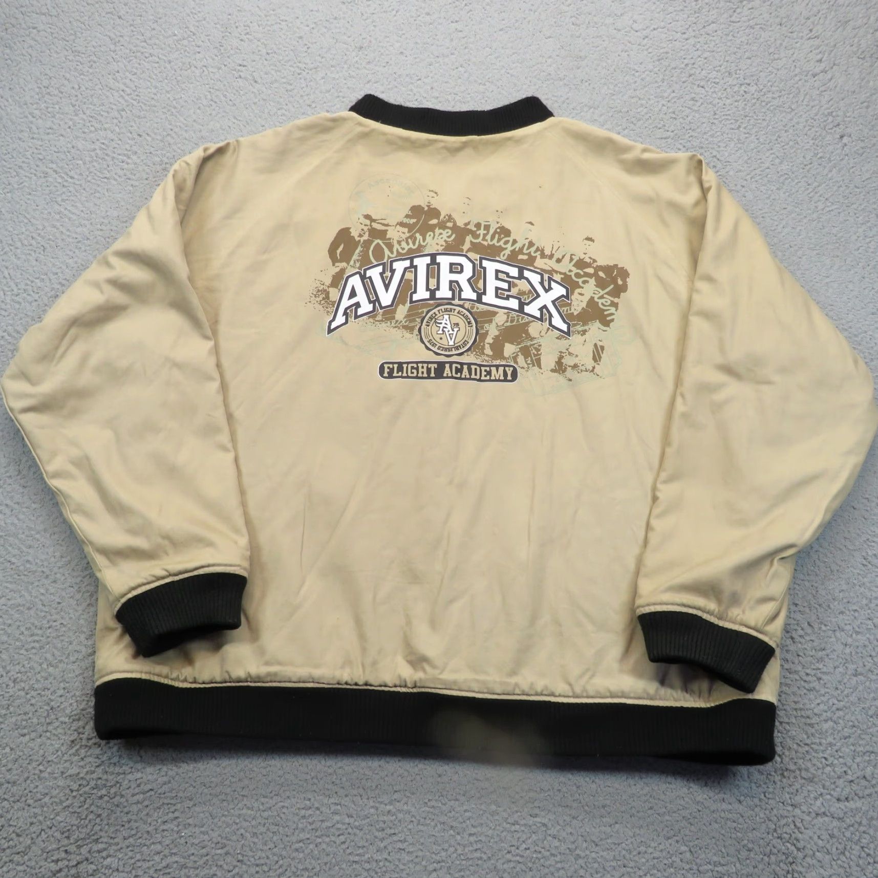 Avirex VINTAGE Avirex Jacket Mens XXXL Flight Bomber Pilot Reversible Patches Aviator Varsity 90s USA Military Men Size US XXL / EU 58 / 5 - 7 Thumbnail