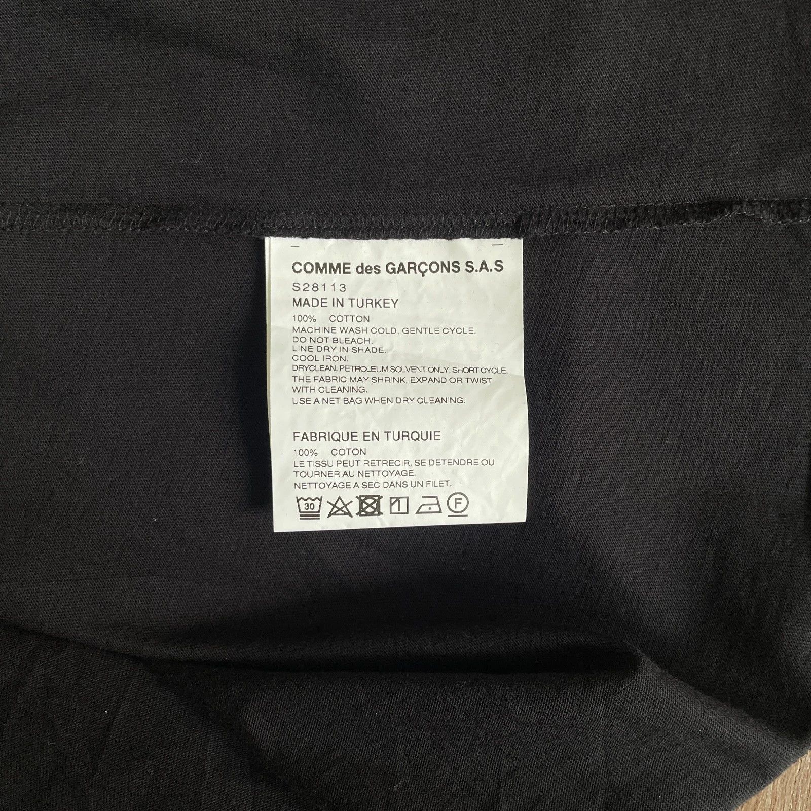 Comme des Garcons SHIRT COMME des GARCONS SHIRT Hoodies Tee Size US S / EU 44-46 / 1 - 4 Thumbnail
