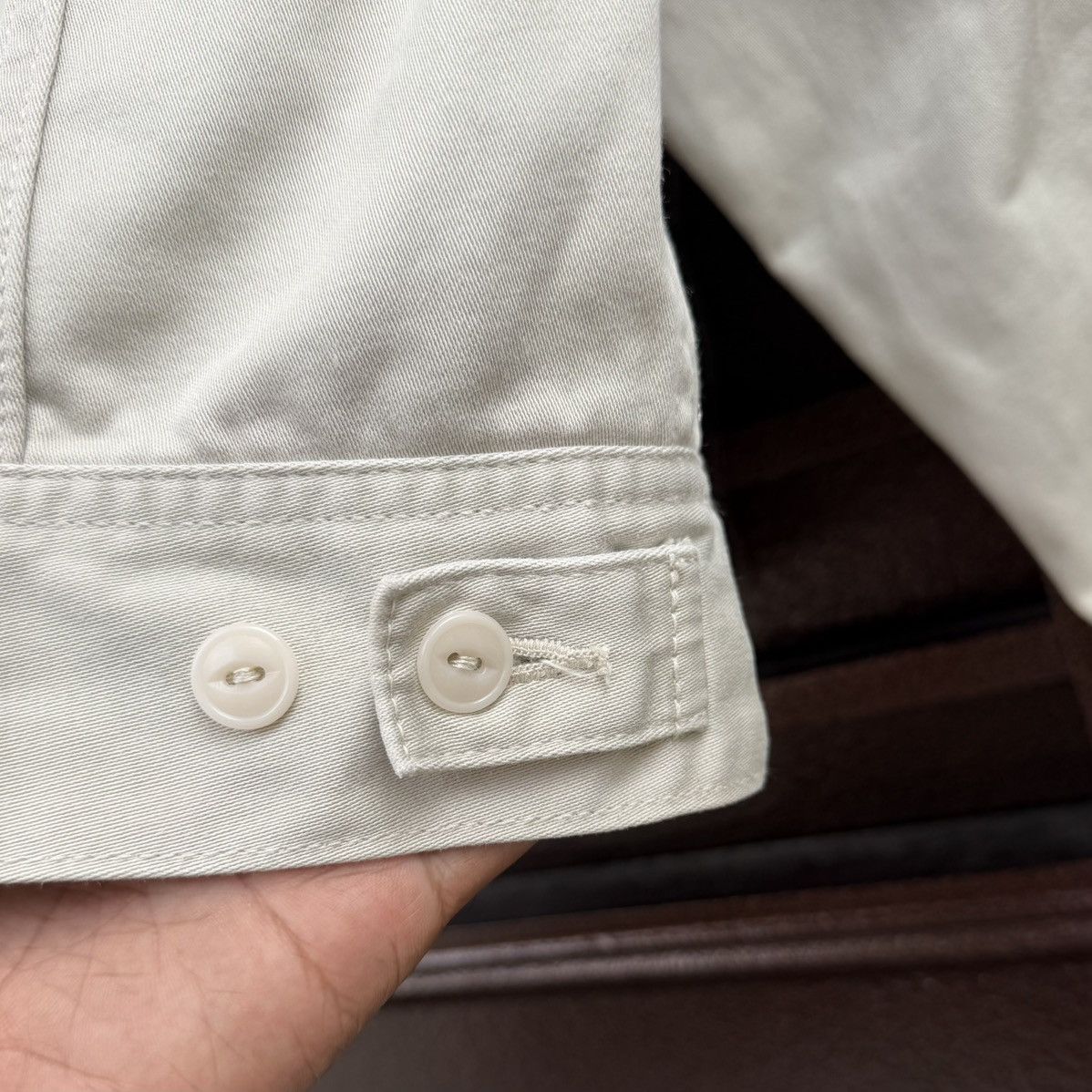 Lee Vintage Lee Westerner Jacket Cream Denim Western Trucker Size US M / EU 48-50 / 2 - 15 Thumbnail