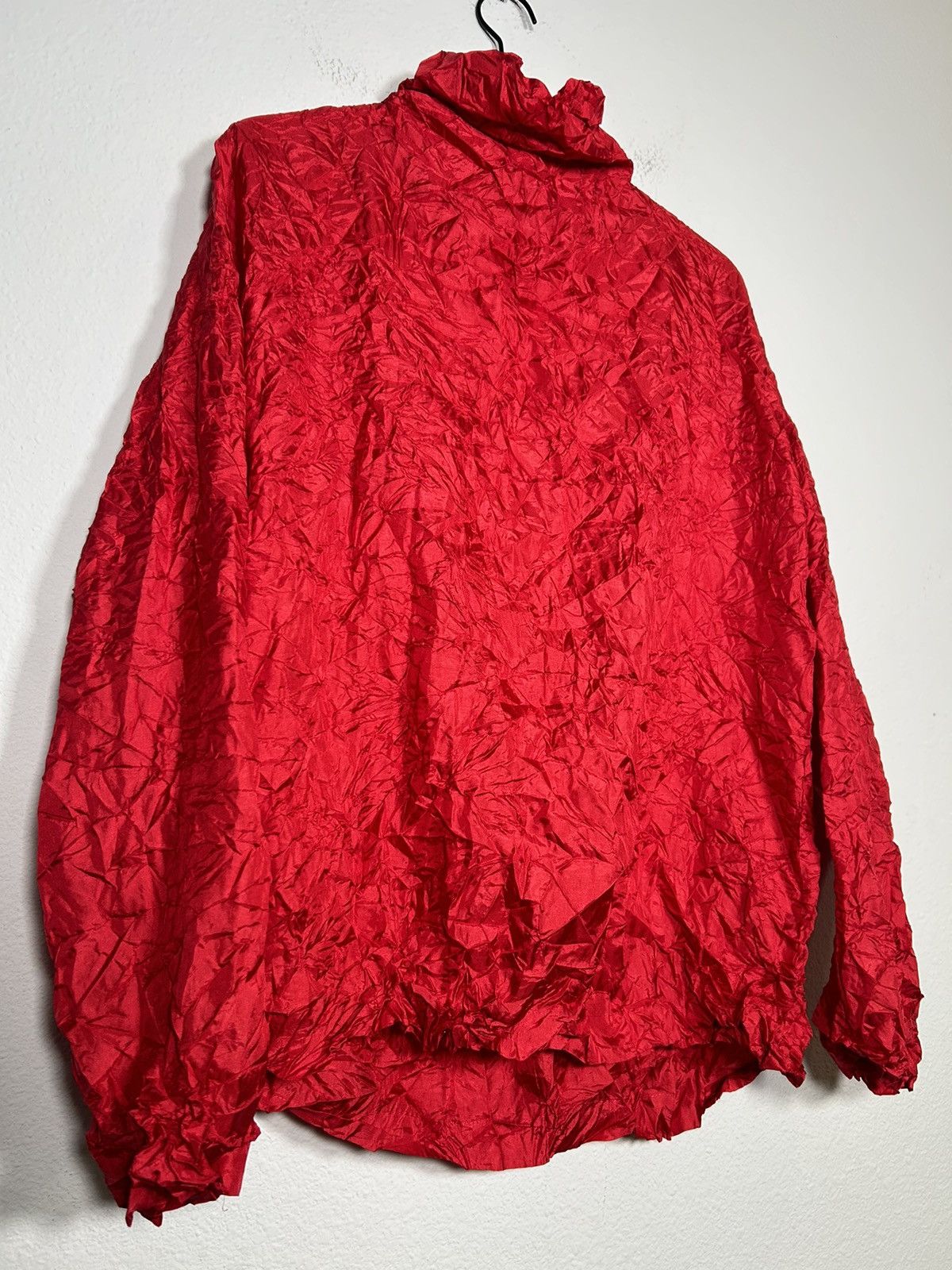 Issey Miyake Crinkled Funnel Neck Shirt Size US M / EU 48-50 / 2 - 4 Thumbnail
