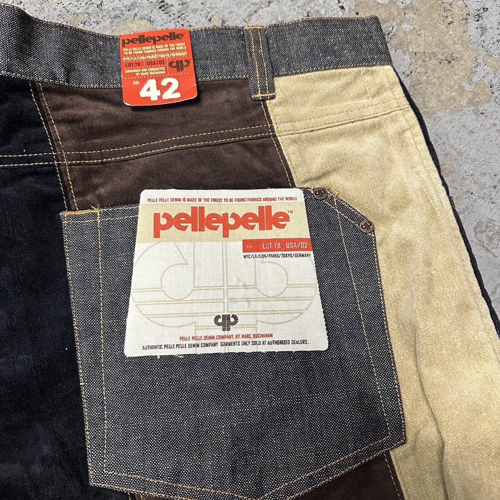 Fubu × JNCO × Pelle Pelle NWT Vintage Pelle Pelle Baggy Patchwork Full Set NEW Size US XXL / EU 58 / 5 - 13 Thumbnail