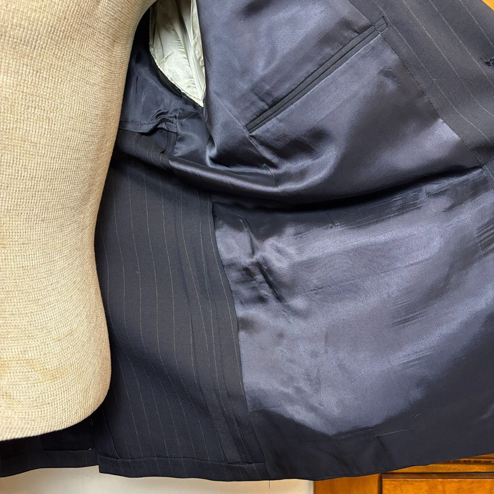 Brooks Brothers Brooks Brothers Suit Men's 43R Brown Wool Blazer & 38x28.5 D Size 44R - 6 Thumbnail