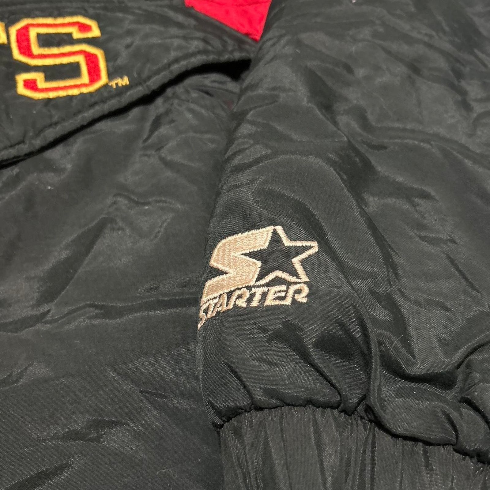 Starter Vintage 90s Hood Pullover Puffer Kansas City Chiefs Starter Size US L / EU 52-54 / 3 - 7 Thumbnail