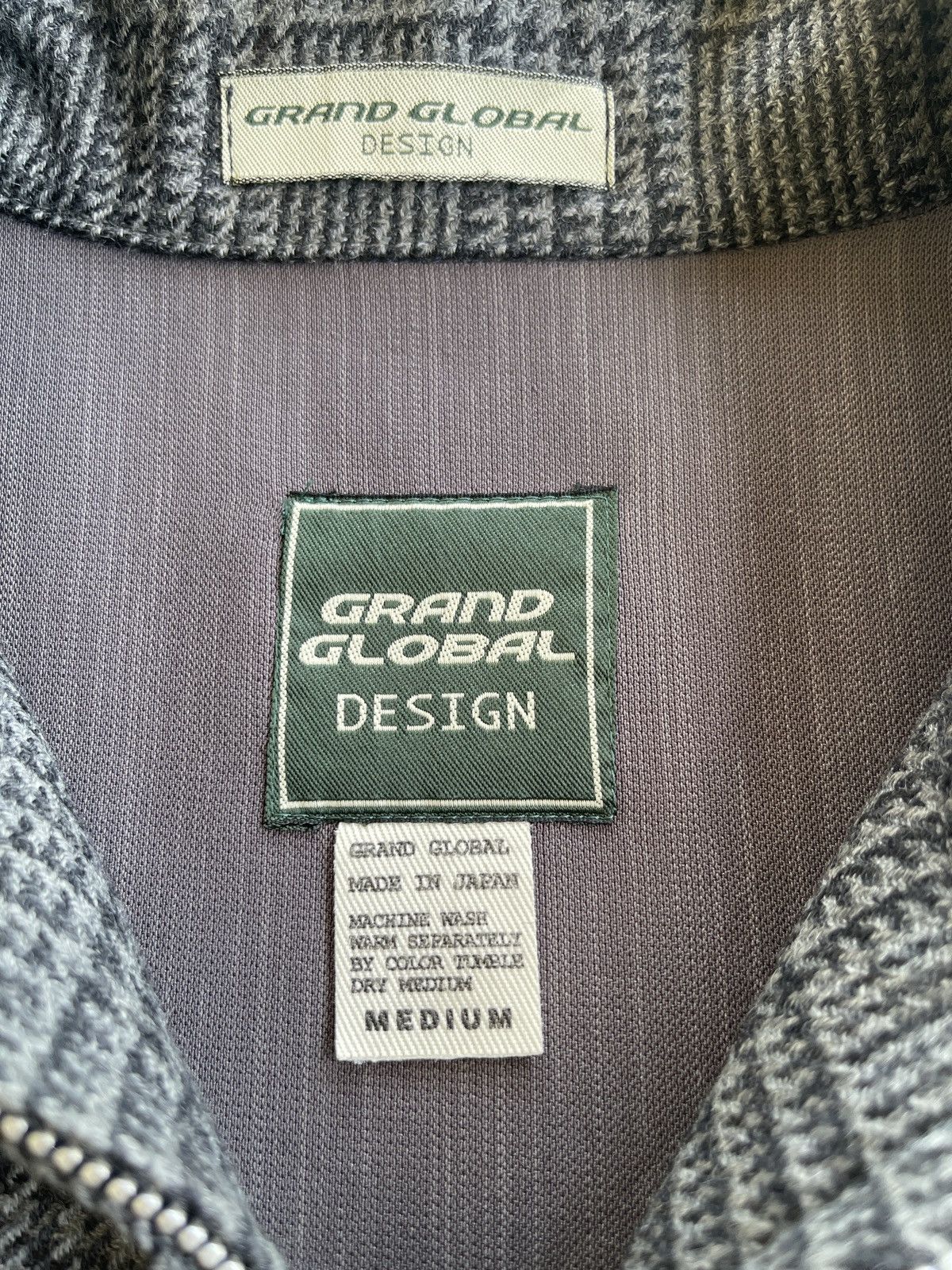 Global Work Grand Global Japan Wool Houndstooth Jacket Size US M / EU 48-50 / 2 - 8 Thumbnail