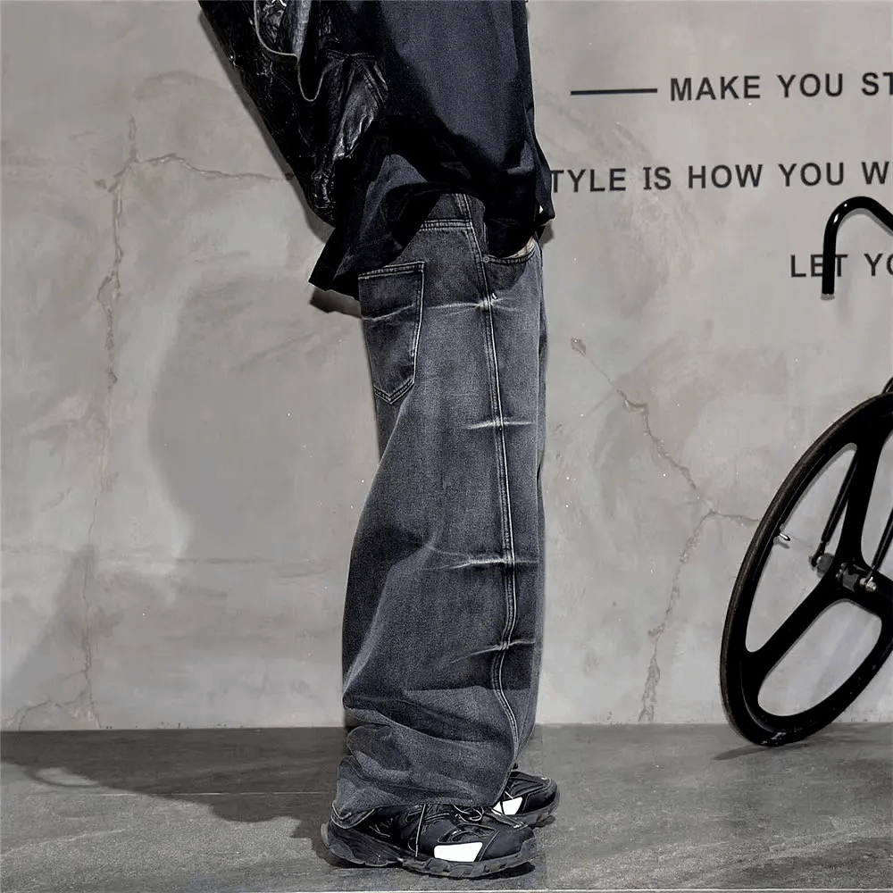 Designer × Jean Streetwear Baggy Vintage Washed Jeans Pants Size US 32 / EU 48 - 5 Thumbnail