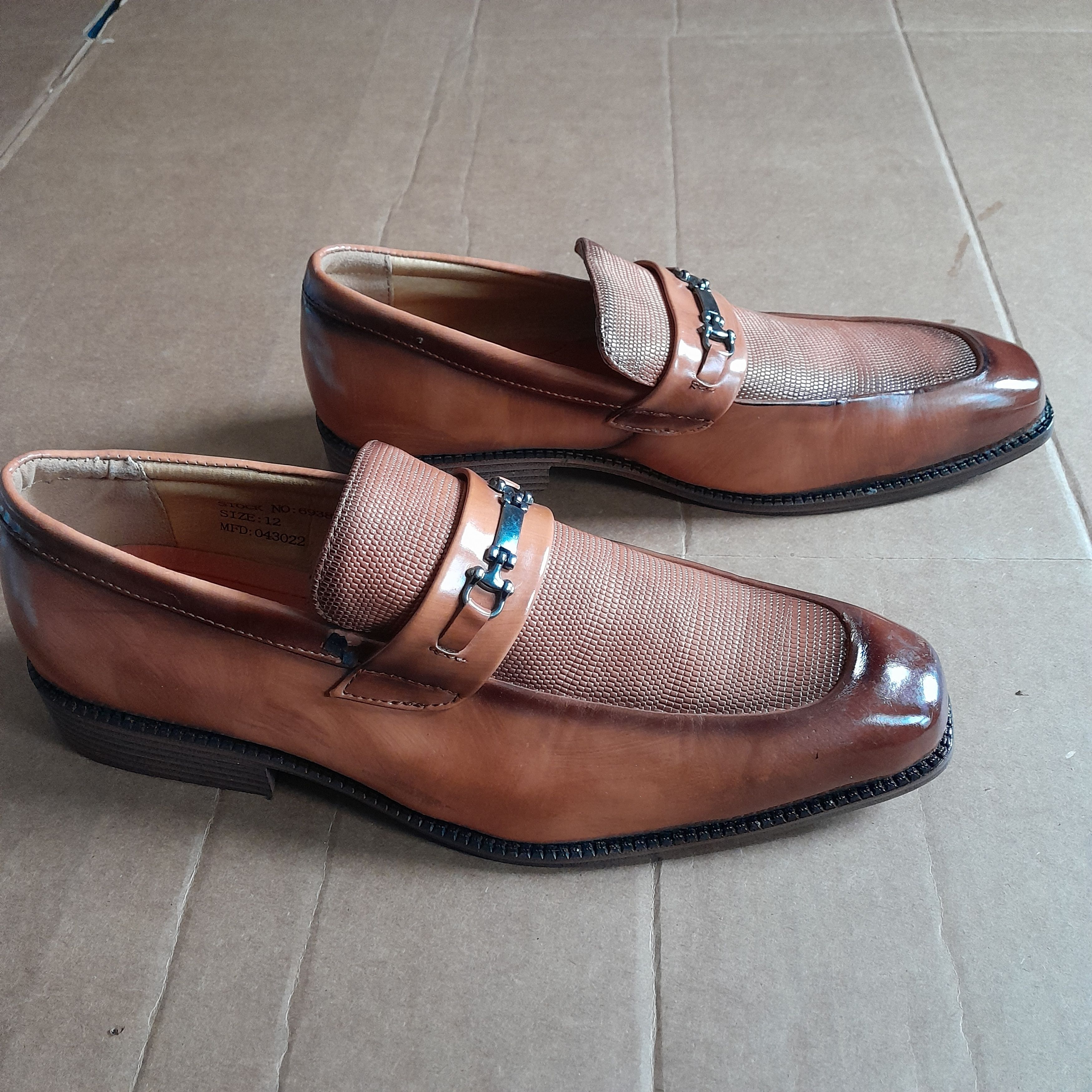 Other Antonio Cerrelli Elite Men’s Brown Leather Loafers Size US 12 / EU 45 - 9 Thumbnail