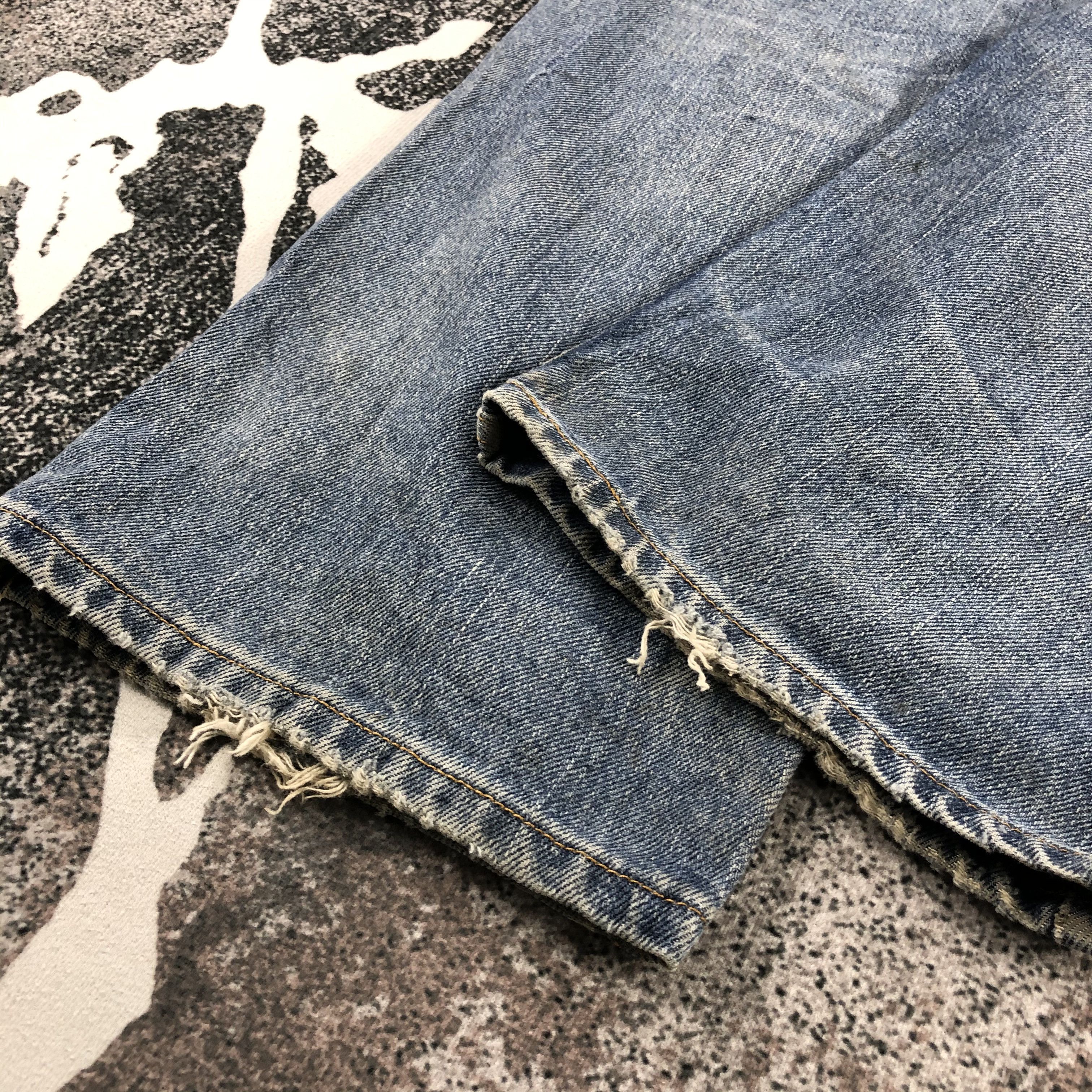 Levi's Vintage Levis 505 Jeans Dirty Wash Denim KJ1041 Size US 36 / EU 52 - 5 Thumbnail