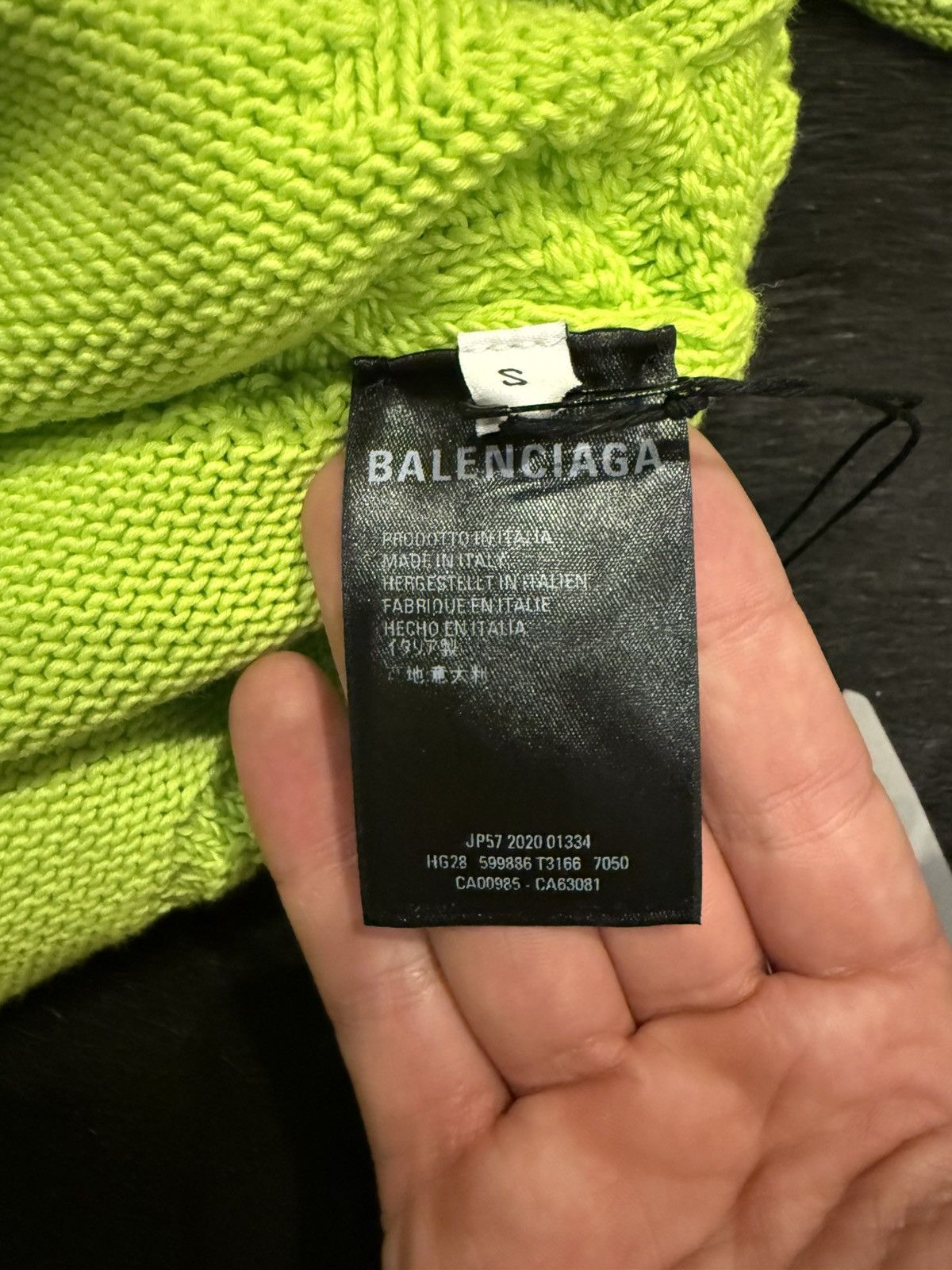 Balenciaga Oversize knitted sweater Size US S / EU 44-46 / 1 - 5 Thumbnail