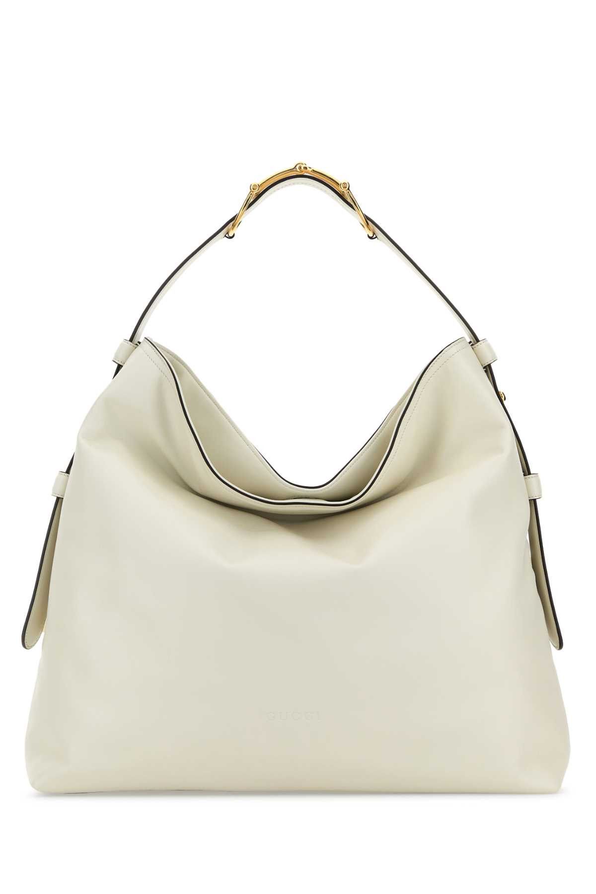 Gucci White Leather Large Gucci Beatrix Shopping Bag Size ONE SIZE - 1 Thumbnail