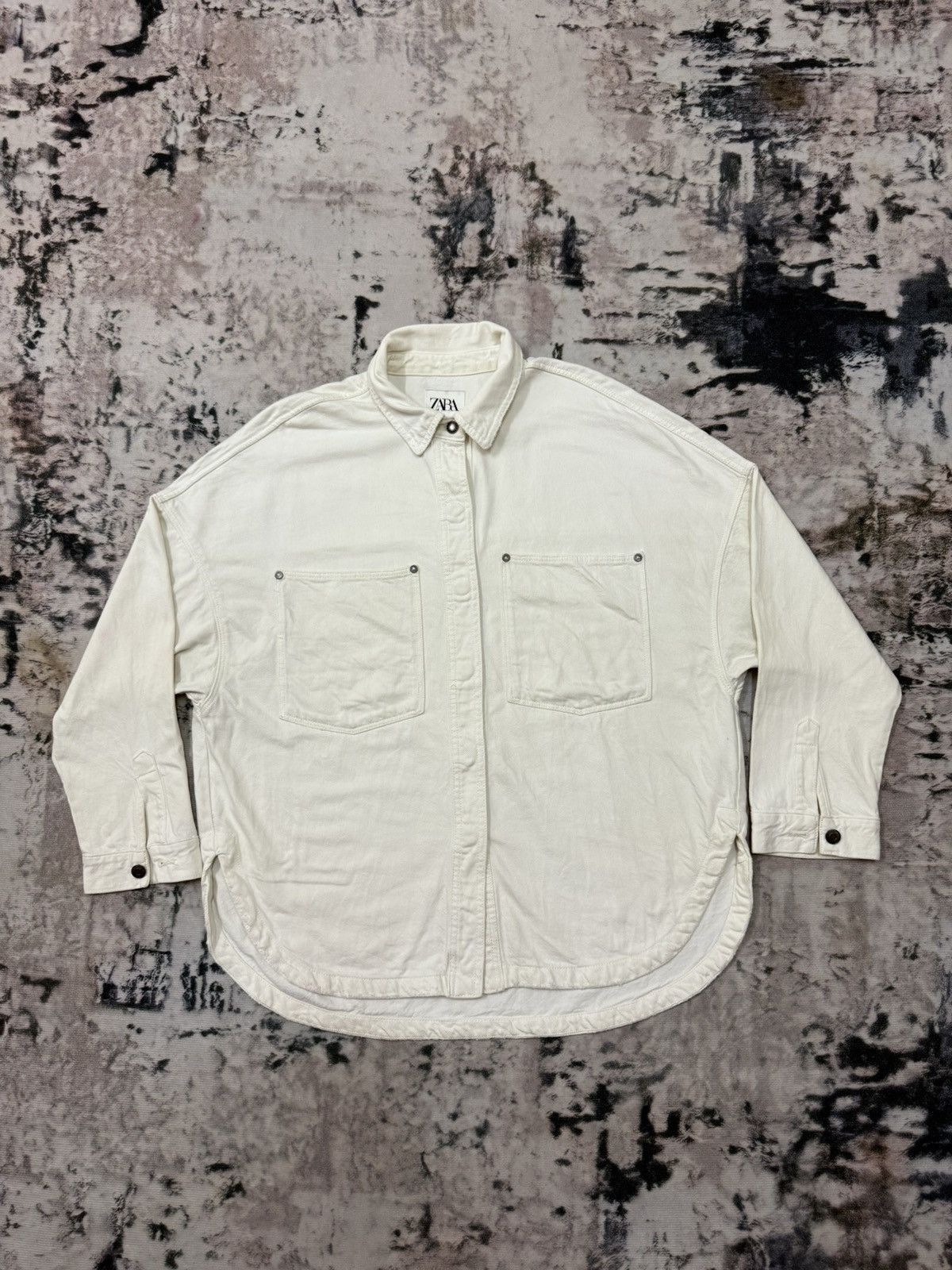 Designer × Zara Zara Overshirt double pocket Size L / US 10 / IT 46 - 3 Thumbnail