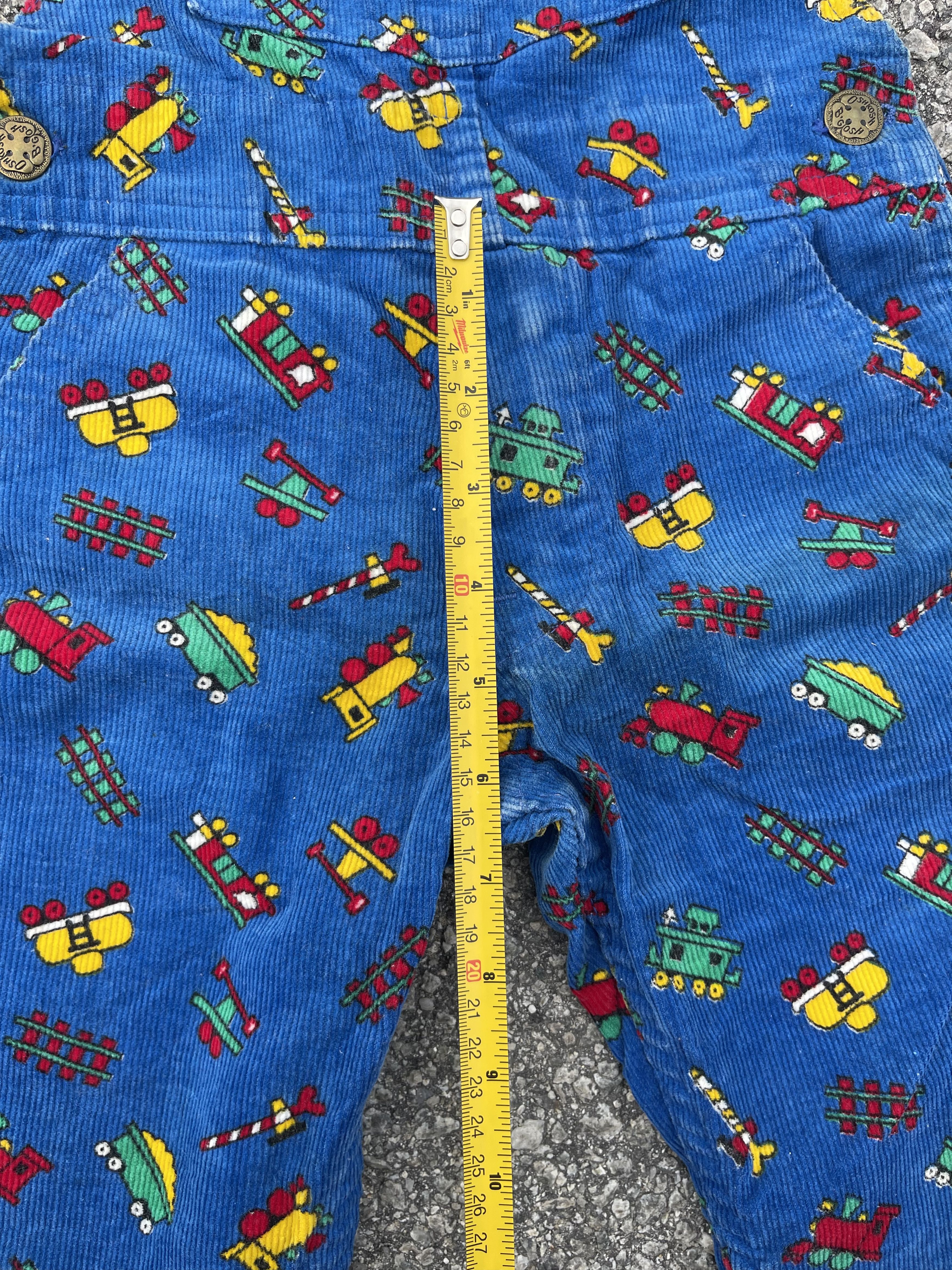 Oshkosh Vintage 70s Toddler OSHKOSH Corduroy Mini Train Size US 26 / EU 42 - 13 Thumbnail