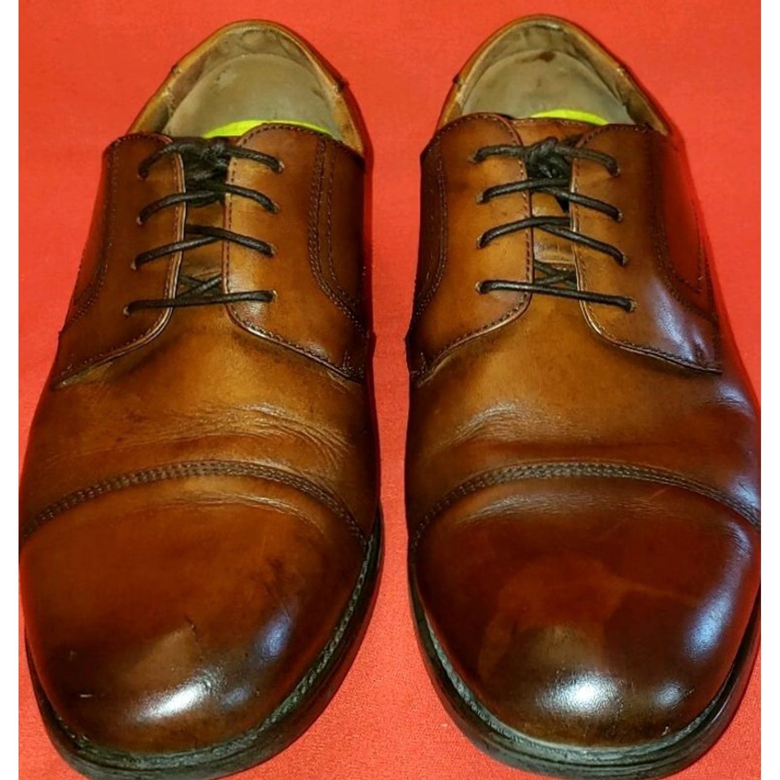 Florsheim Florsheim Comfortech Men's Oxford Shoes Size 11D Brown Cap Toe Ortholite Insoles Dress Shoes Size ONE SIZE - 3 Thumbnail