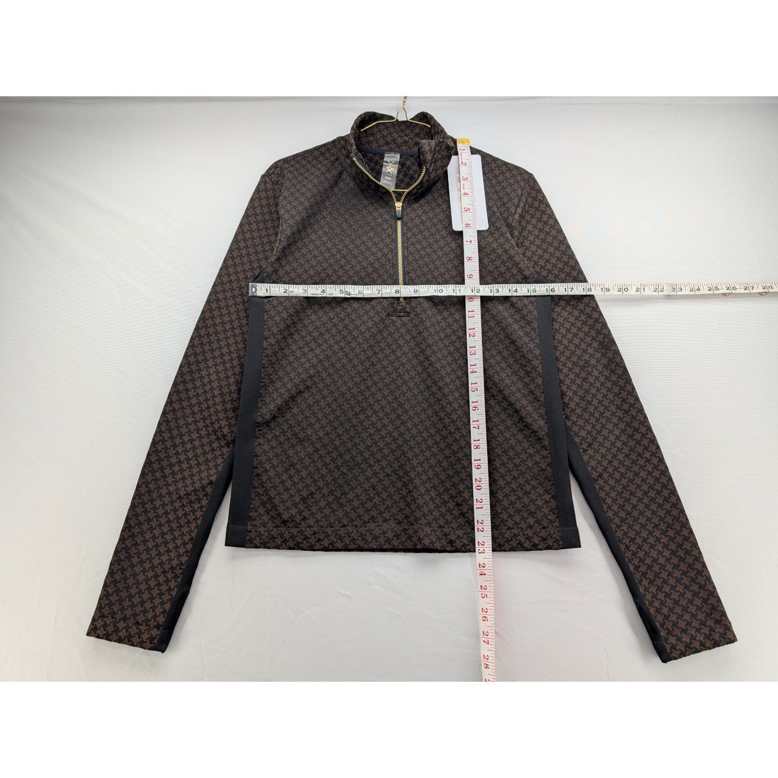 Rhone NWT Rhone Women's Après Houndstooth Seamless 1/4 Zip Top Size M / US 6-8 / IT 42-44 - 7 Thumbnail