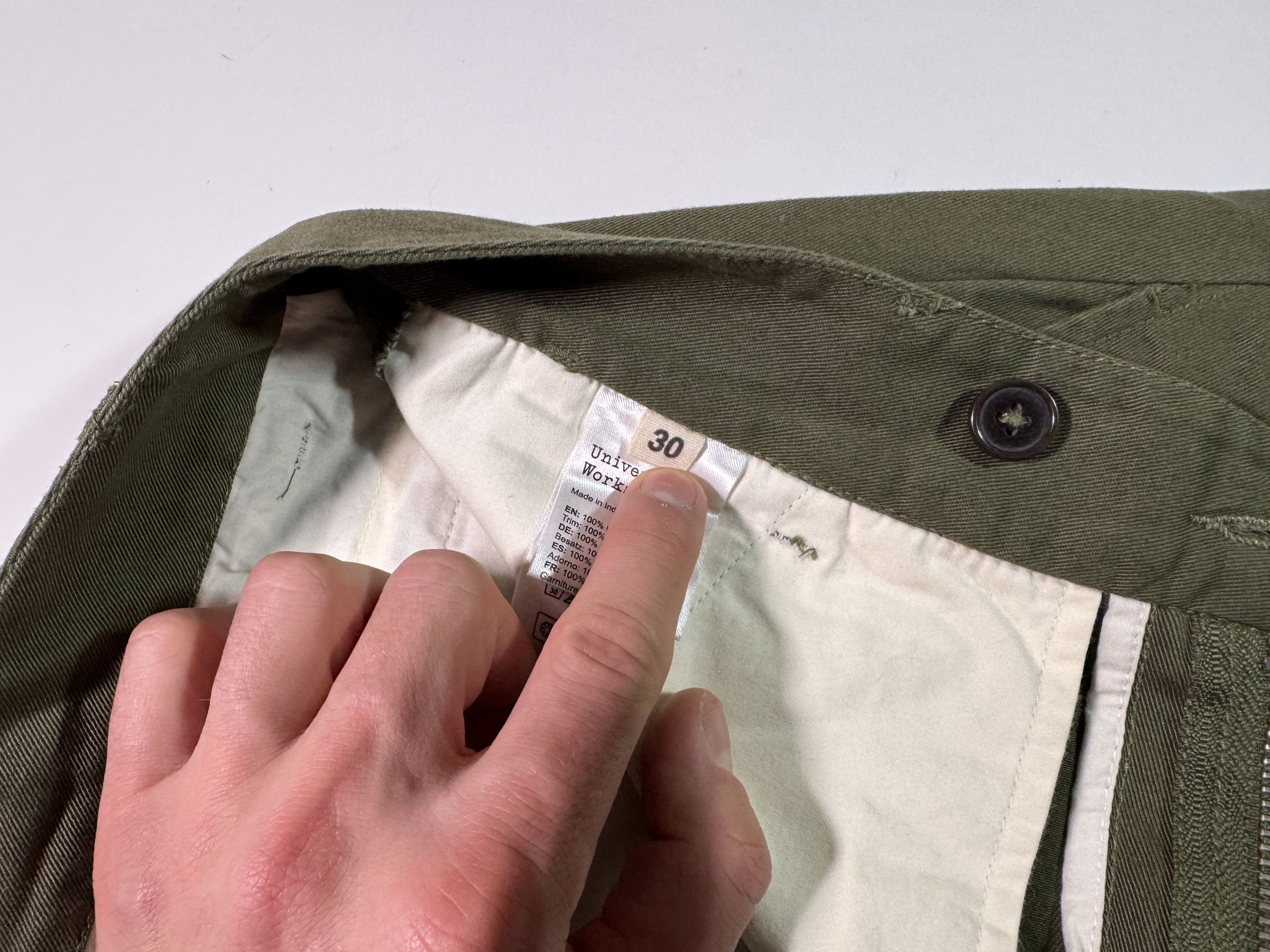 Universal Works Universal Works Pants Khaki Chino Trousers Size 30 Size US 30 / EU 46 - 6 Thumbnail