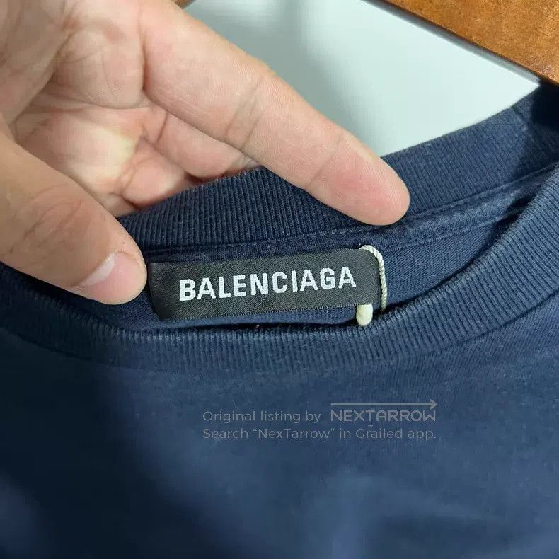 Balenciaga Balenciaga Printed Logo Short Sleeve Size US XS / EU 42 / 0 - 3 Thumbnail