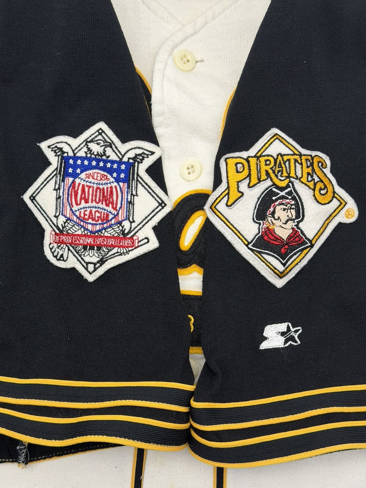 Starter Vintage 90s Pittsburgh Pirates MLB Stater Tailsweep Script L Size US L / EU 52-54 / 3 - 6 Thumbnail