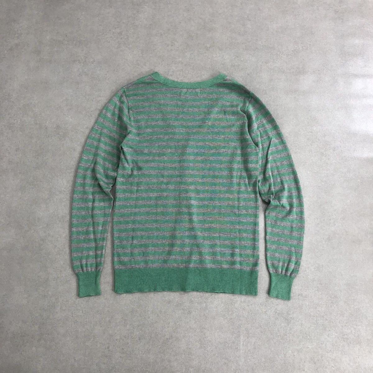 Issey Miyake × Ne-Net Vintage Issey Miyake Ne-Net Iconic Logo Stripe Cardigans Size S / US 4 / IT 40 - 12 Thumbnail