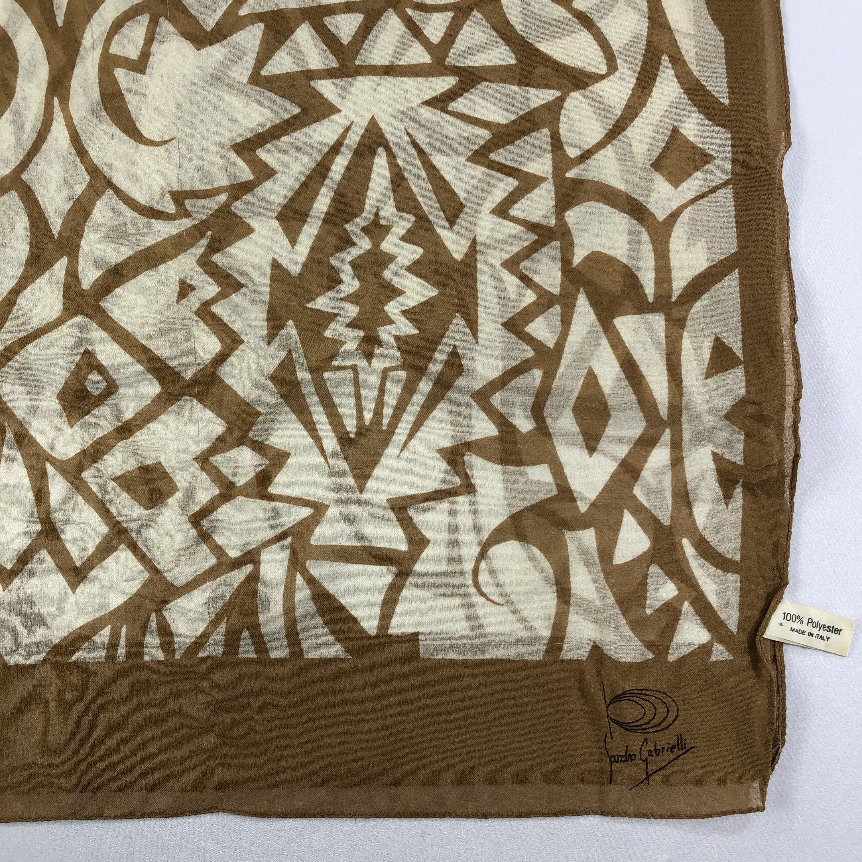 Vintage Vintage Silk Scarf Size ONE SIZE - 5 Thumbnail
