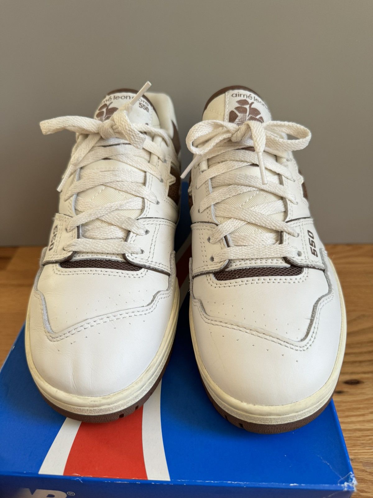 Aime Leon Dore × New Balance New Balance 550 Aimé Leon Dore Brown Size US 9 / EU 42 - 5 Thumbnail