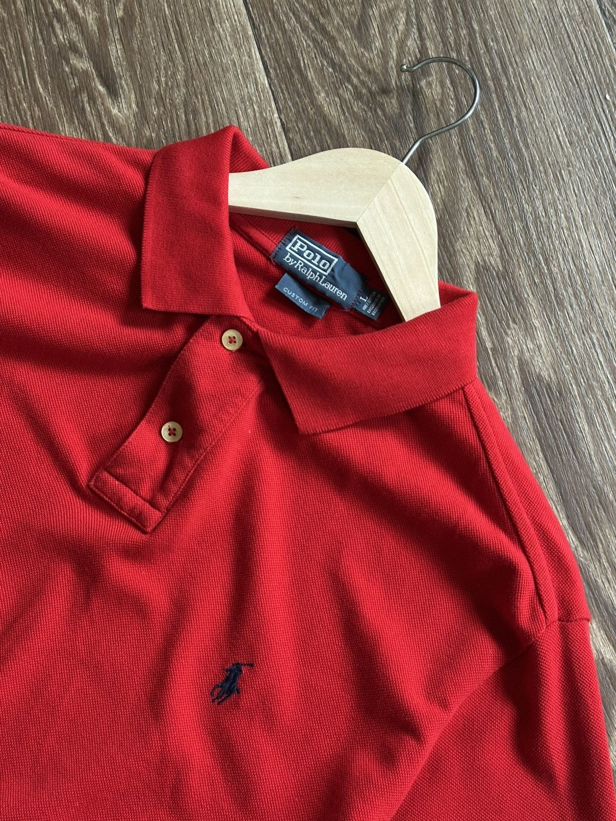 Polo Ralph Lauren 🫧VINTAGE 90s POLO RALPH LAUREN POLO SHIRT CLASSIC LOGO Size US L / EU 52-54 / 3 - 4 Thumbnail