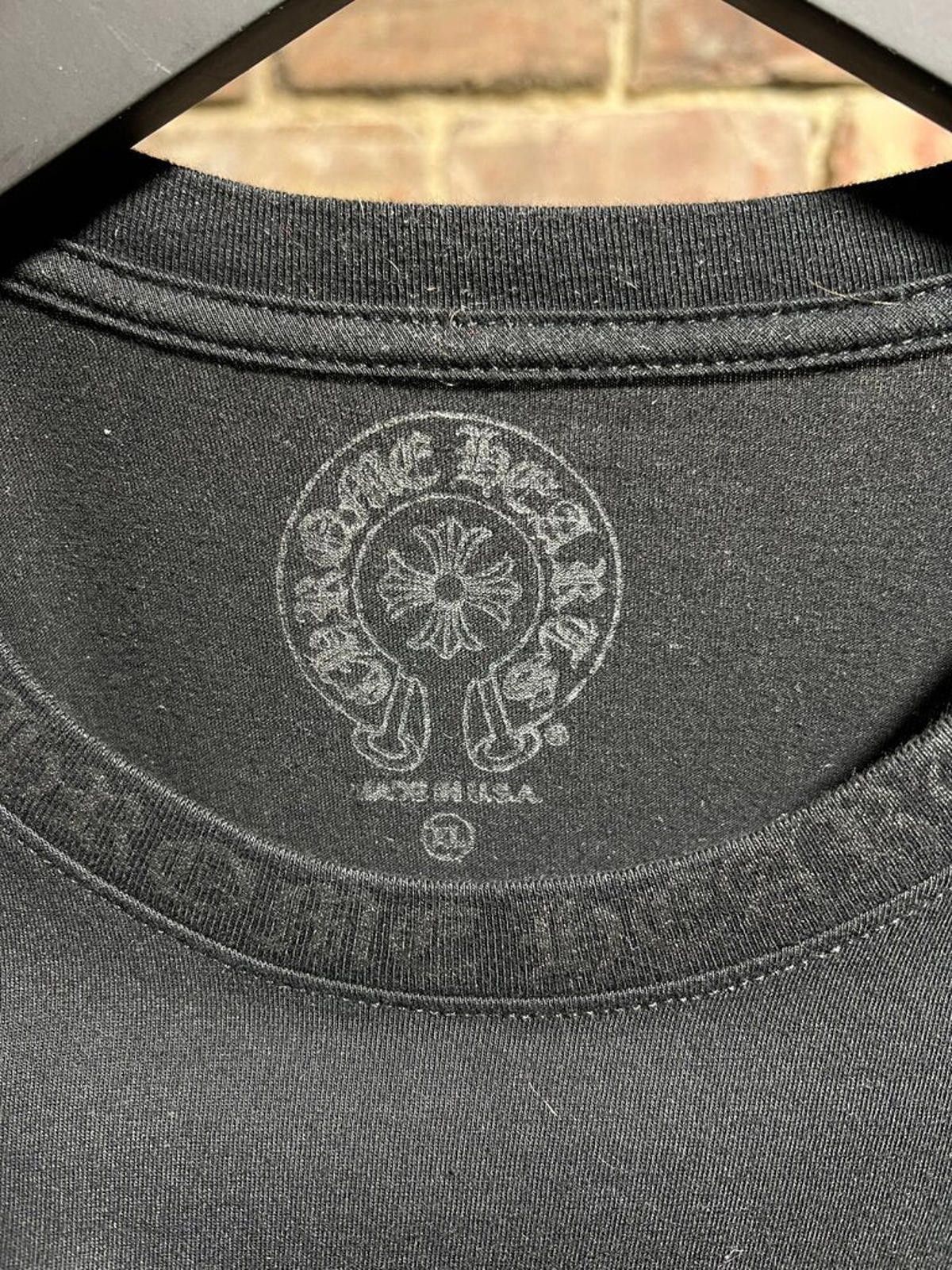 Chrome Hearts Chrome Hearts Neck Script L/S Black Sz. XL Size ONE SIZE - 4 Thumbnail