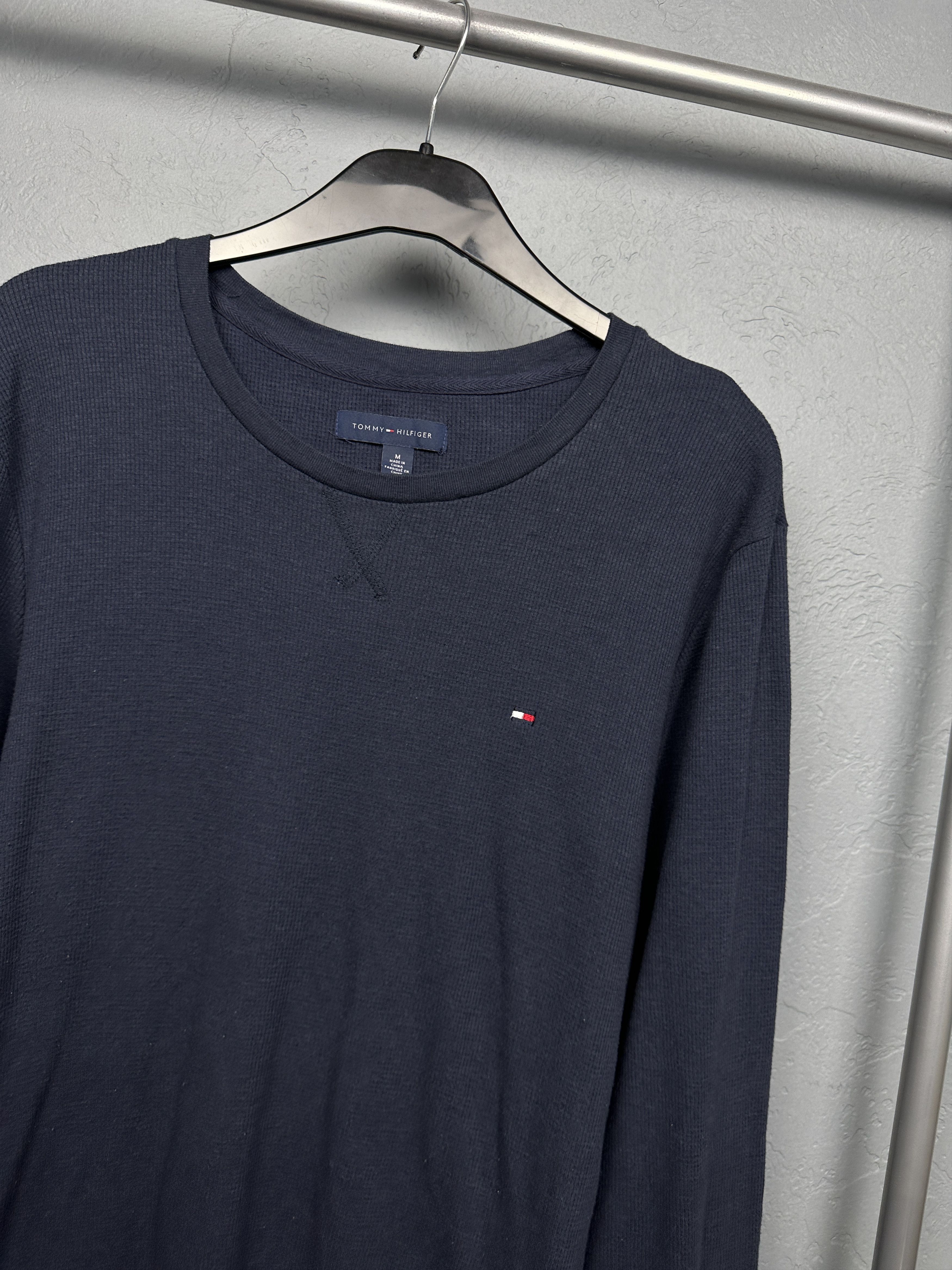 Tommy Hilfiger Tommy Hilfiger Vintage Mens Crew Neck Ribbed Sweater Size US M / EU 48-50 / 2 - 2 Thumbnail