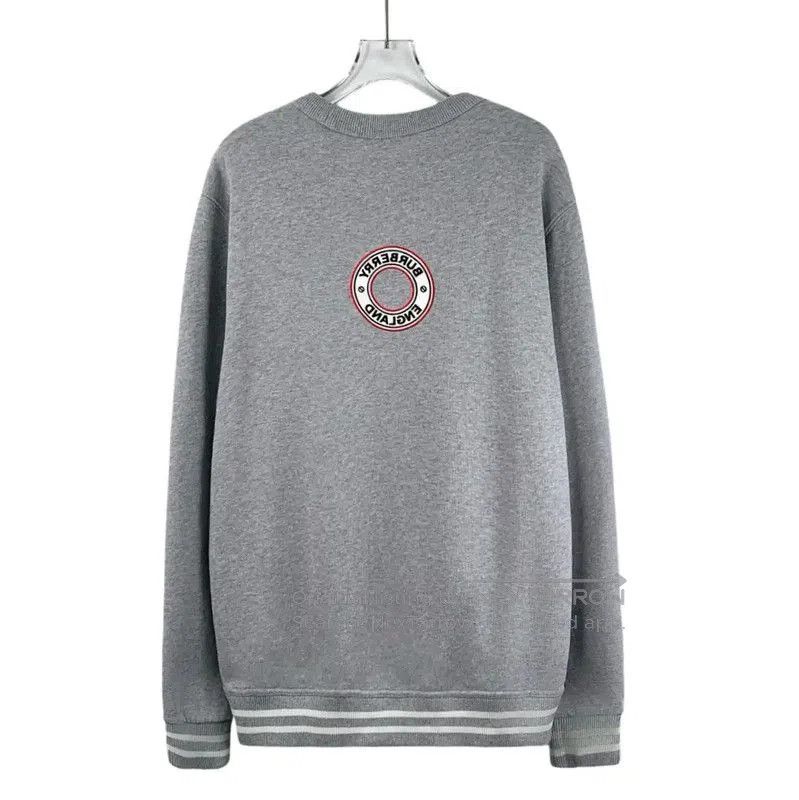 Burberry Burberry Gray Cotton Women’s Sweatshirt. Size S / US 4 / IT 40 - 2 Thumbnail