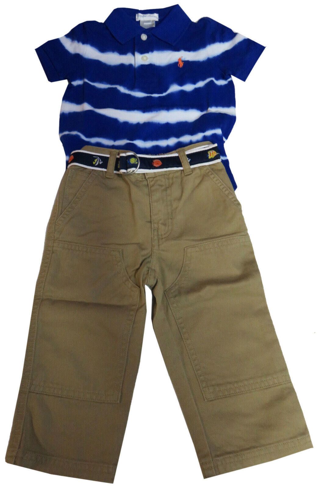 Polo Ralph Lauren Polo Ralph Lauren Baby Boys 2 Pc. Shirt and Pants Outfit 9M Size ONE SIZE - 1 Thumbnail
