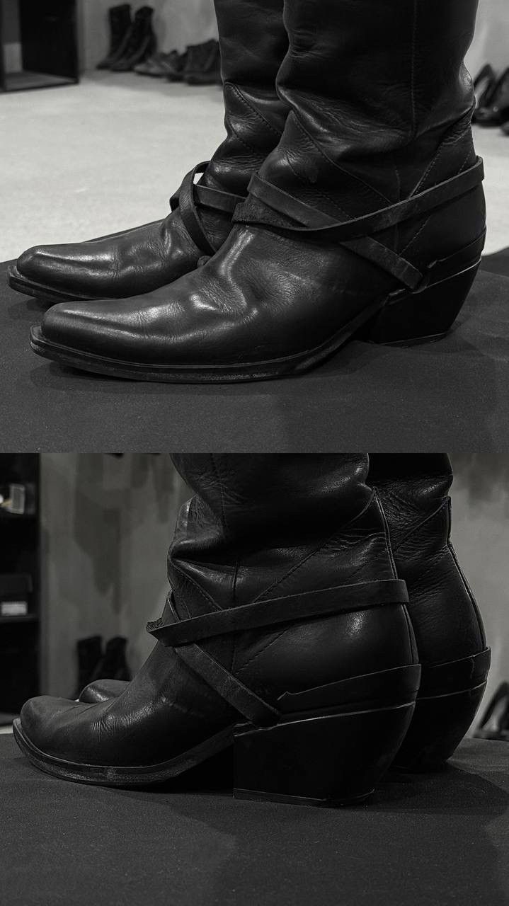 Dirk Bikkembergs Dirk Bikkembergs Leather Bondage Boots Size US 8.5 / IT 38.5 - 5 Thumbnail