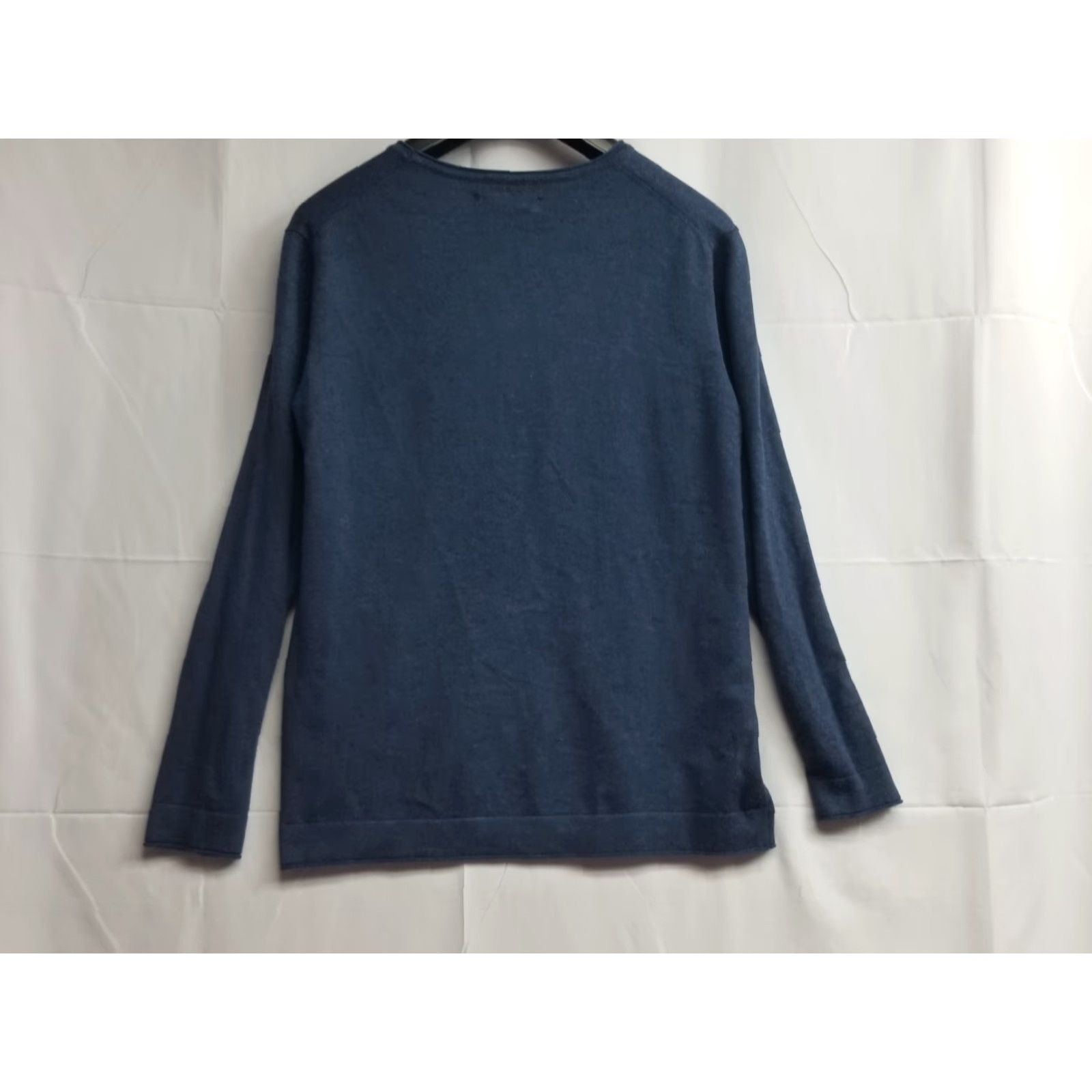 Vintage Renuar Mens Sweatshirt Crew Neck Long Sleeve Blue Size L Pullover Embroidered Logo Hip Hop Size US L / EU 52-54 / 3 - 2 Thumbnail