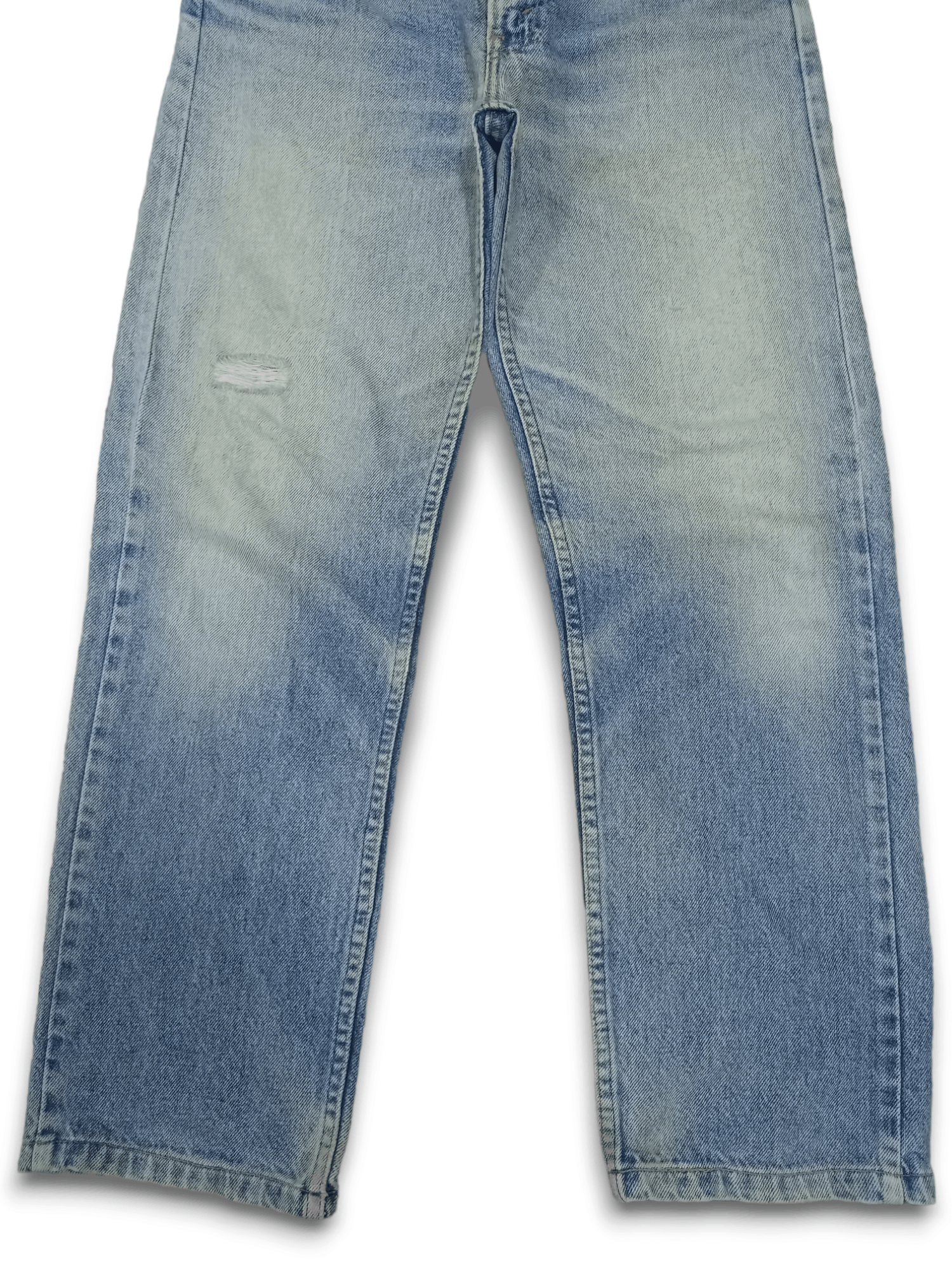 Levi's × Levi's Vintage Clothing Vintage 90s Levis 505 Light Wash Distressed Loose Jeans Size US 31 - 6 Thumbnail