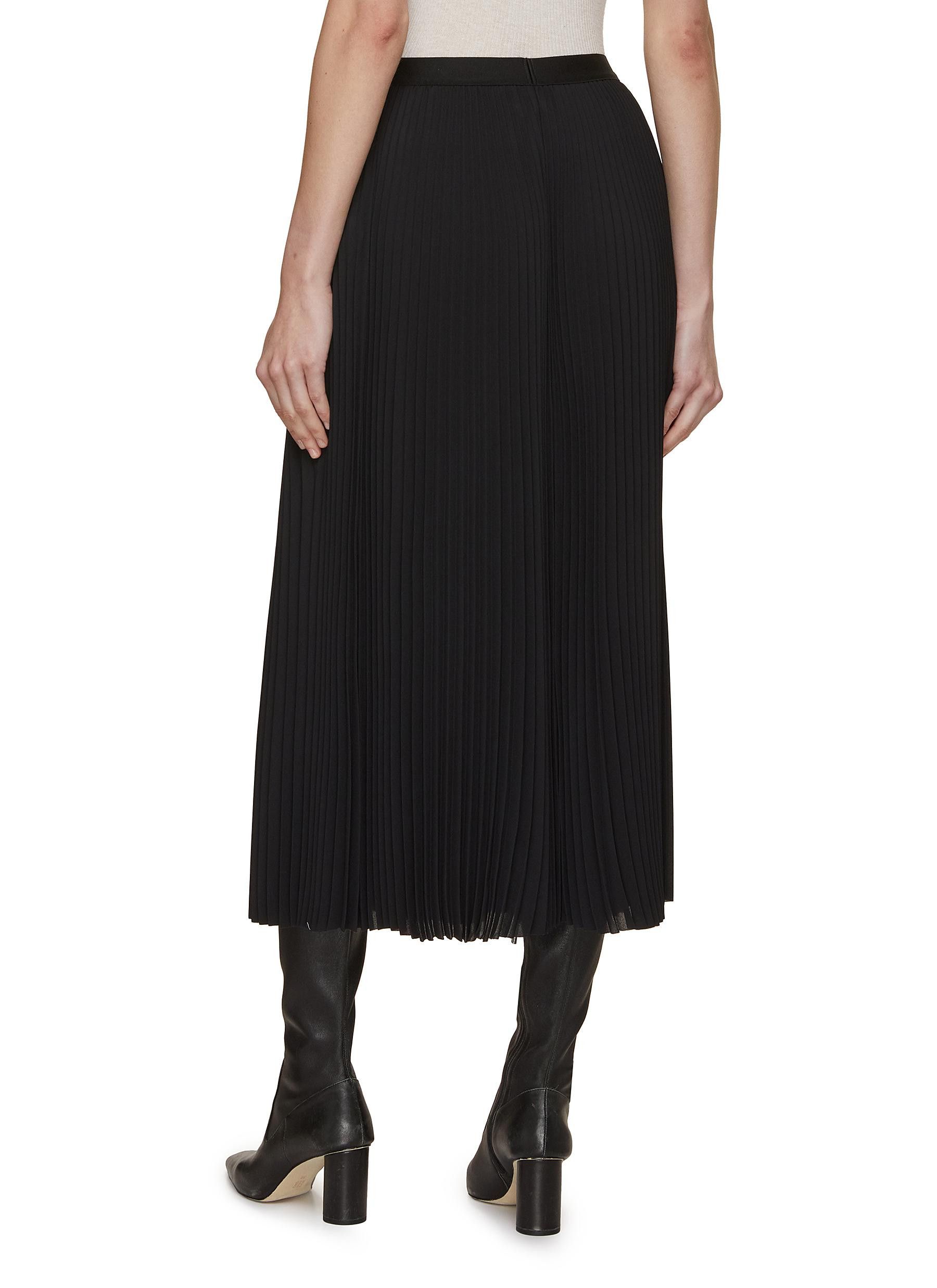 Balenciaga o1y0625 Midi Skirt in Black Size 27" / US 4 / IT 40 - 3 Thumbnail
