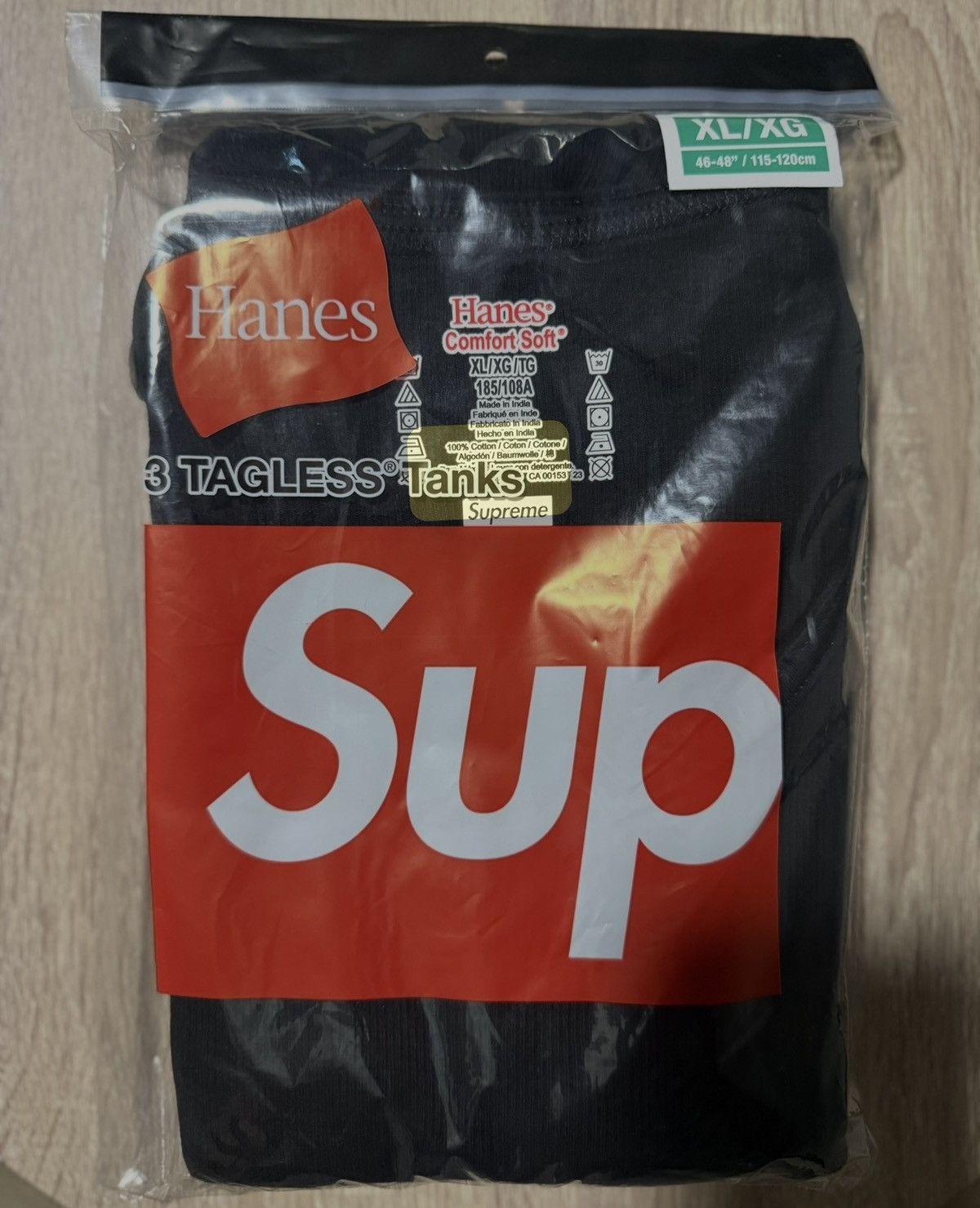 Supreme Supreme x Hanes Tank Tops XL (3 Pack) Black Size US XL / EU 56 / 4 - 2 Thumbnail