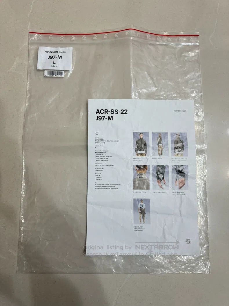 Acronym Acronym Riding Gear-Outerwear Size US L / EU 52-54 / 3 - 5 Thumbnail