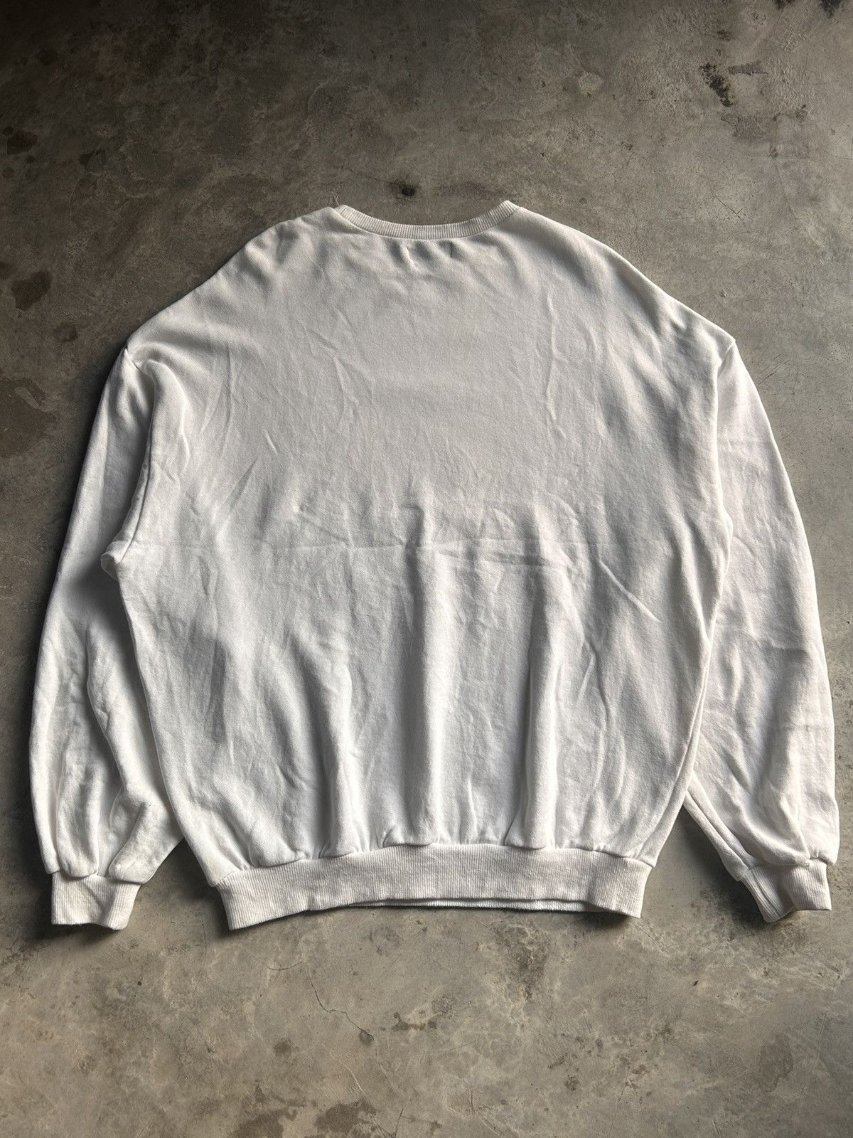 Japanese Brand Punyus Sweatshirt White Fronthit Size US L / EU 52-54 / 3 - 3 Thumbnail