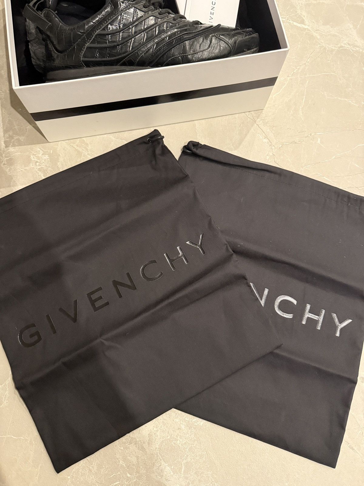 Givenchy Givenchy giv 1 croc effect leather sneaker Size US 11 / EU 44 - 6 Thumbnail