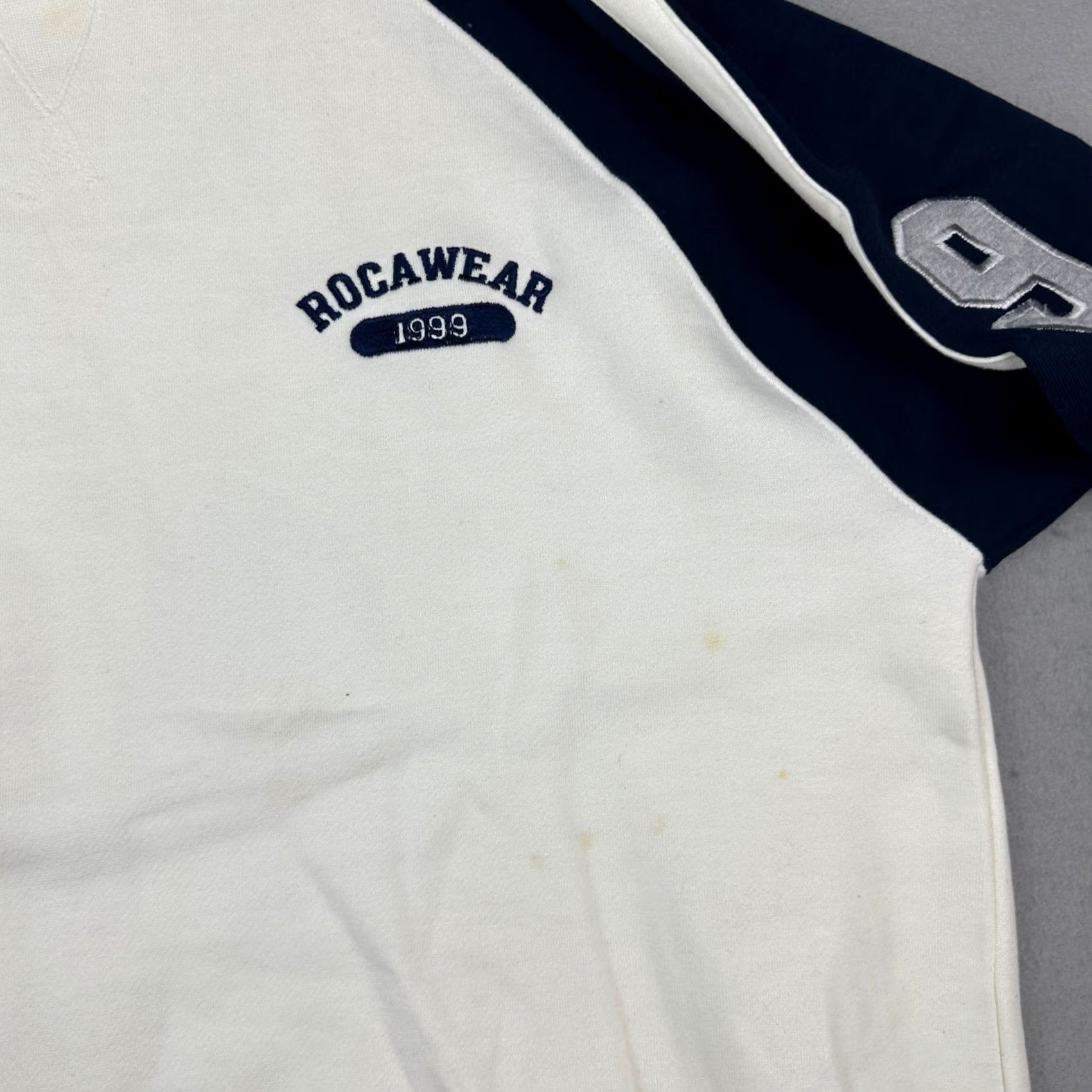 Rocawear VINTAGE Rocawear Sweater Men XL Blue Pullover Crewneck Hip Hop Deadstock Y2K Size US XL / EU 56 / 4 - 4 Thumbnail