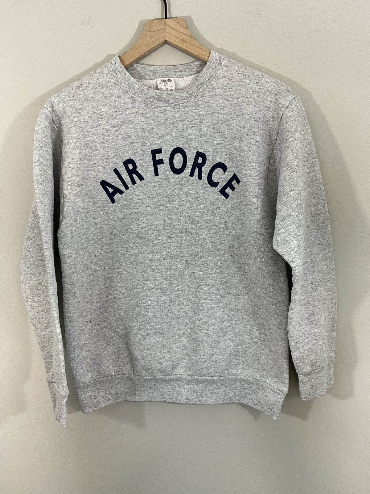 Vintage AIR FORCE 90s 80s Military Crewneck Sweatshirt Size US XS / EU 42 / 0 - 2 Thumbnail