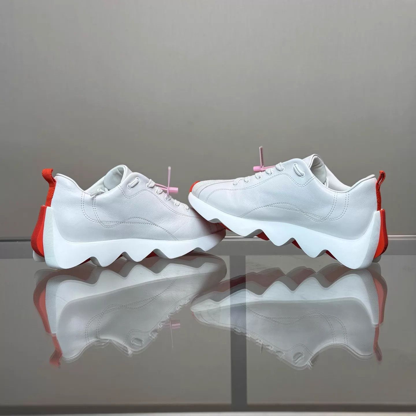 Hermes Hermes Envol Lace-up Sneakers 37.5 99 Size US 7 / IT 37 - 6 Thumbnail