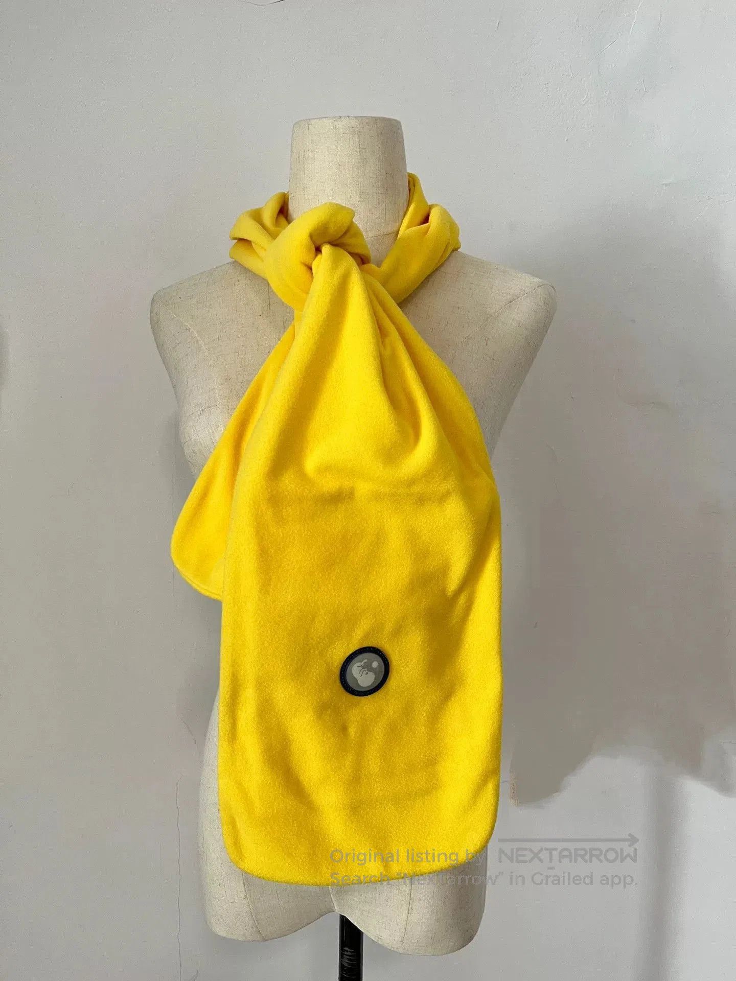 Fotus Fotus Fluorescent Yellow Scarf. Size ONE SIZE - 2 Thumbnail