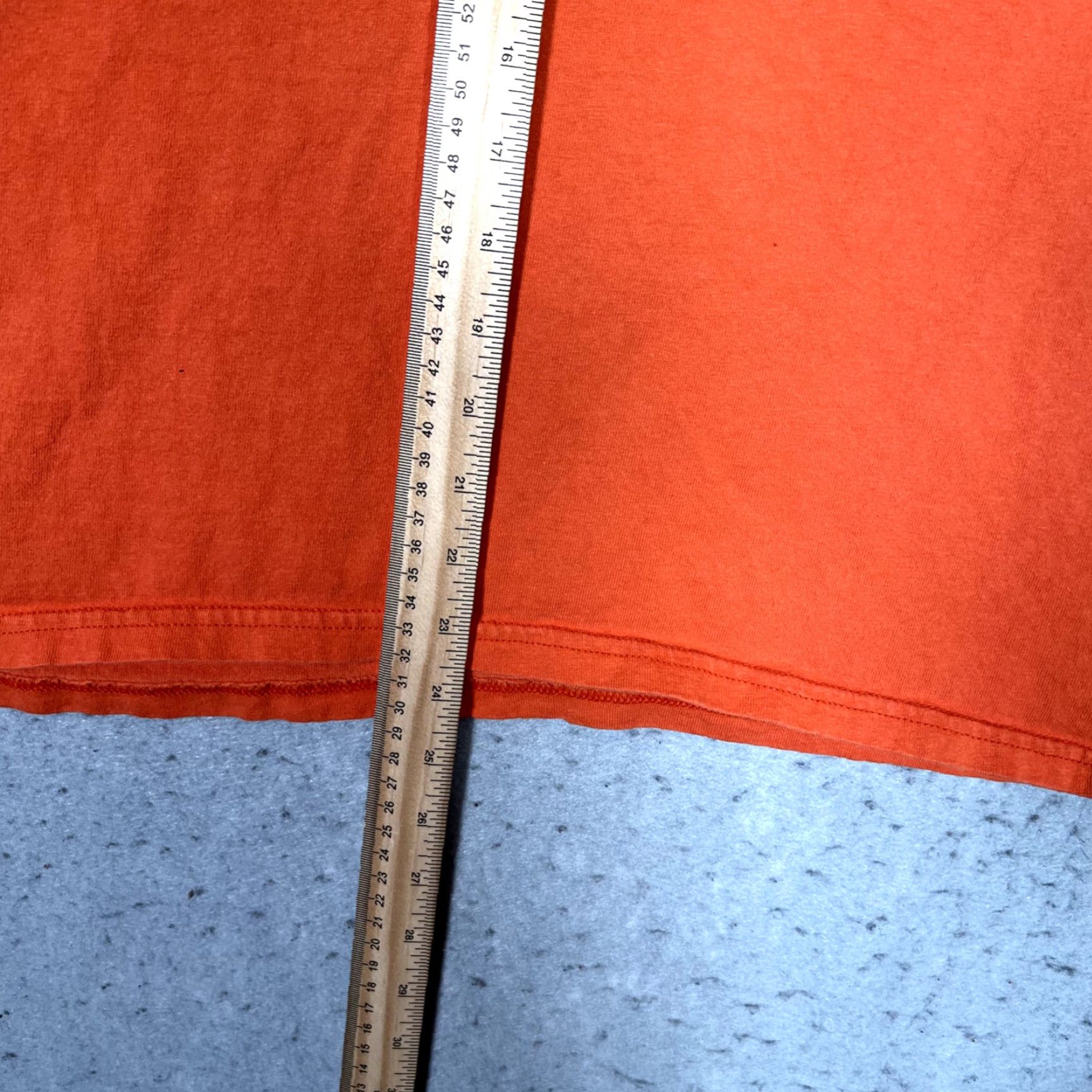 Disney VINTAGE Disney Mickey Mouse Embroidered Pocket Shirt Adult Medium Orange Crew Neck Short Sleeve Men Size US M / EU 48-50 / 2 - 3 Thumbnail