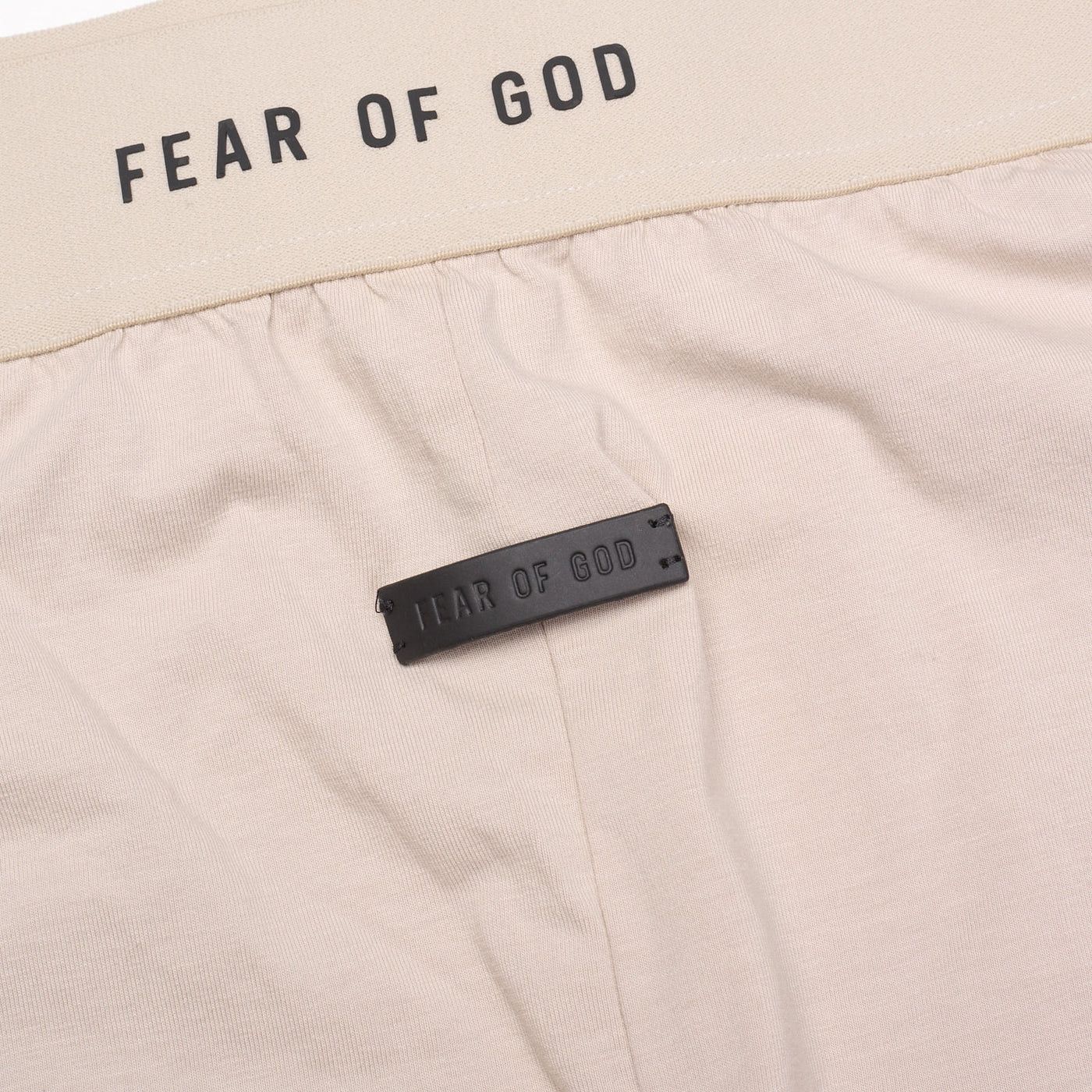 Fear of God FEAR OF GOD Waist Logo Beige Cotton Thermal Pants NEW Size L Size US 36 / EU 52 - 2 Thumbnail