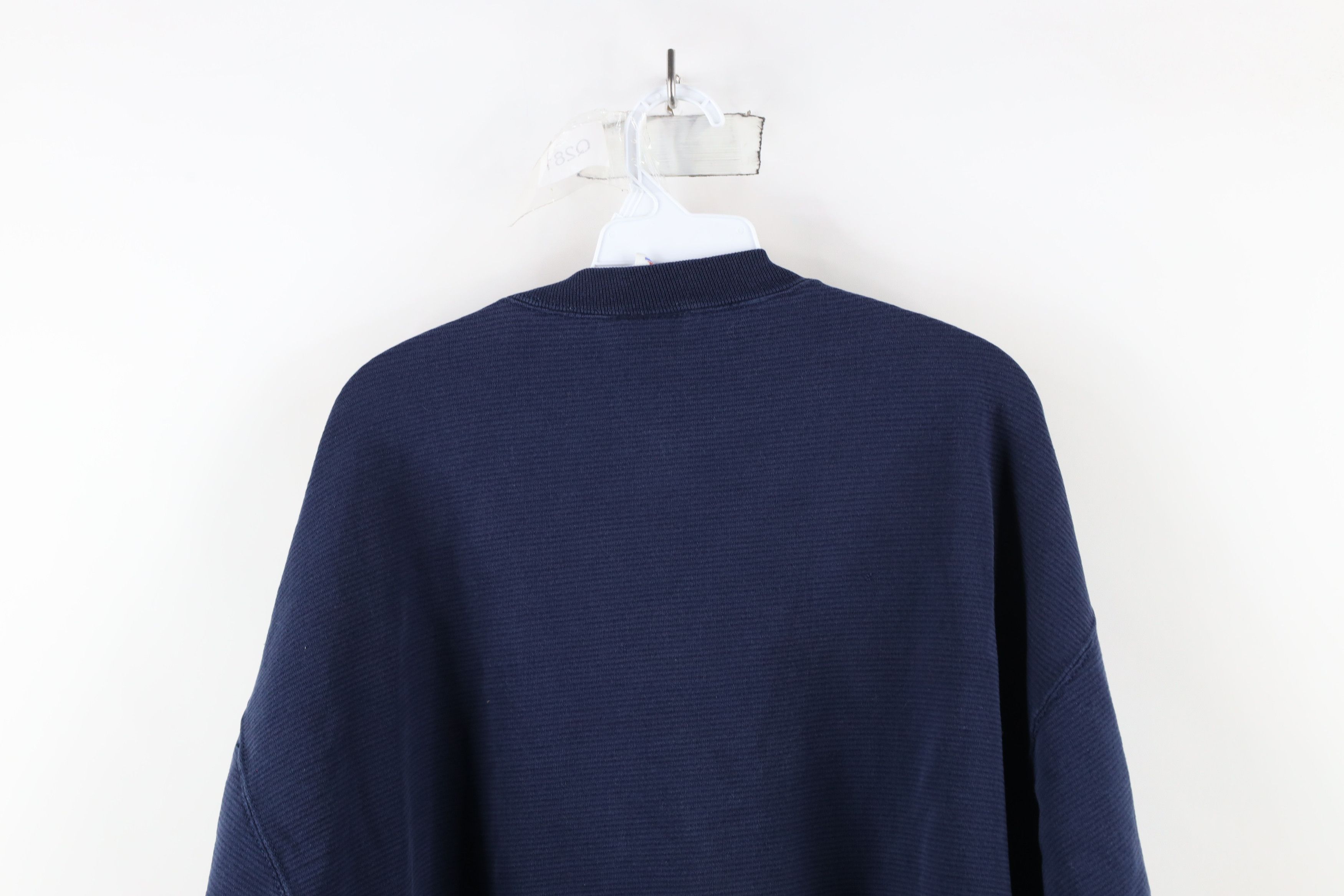Vintage Vintage 90s Spell Out St Joseph Jaguars Sweatshirt Blue USA Size US XL / EU 56 / 4 - 13 Thumbnail