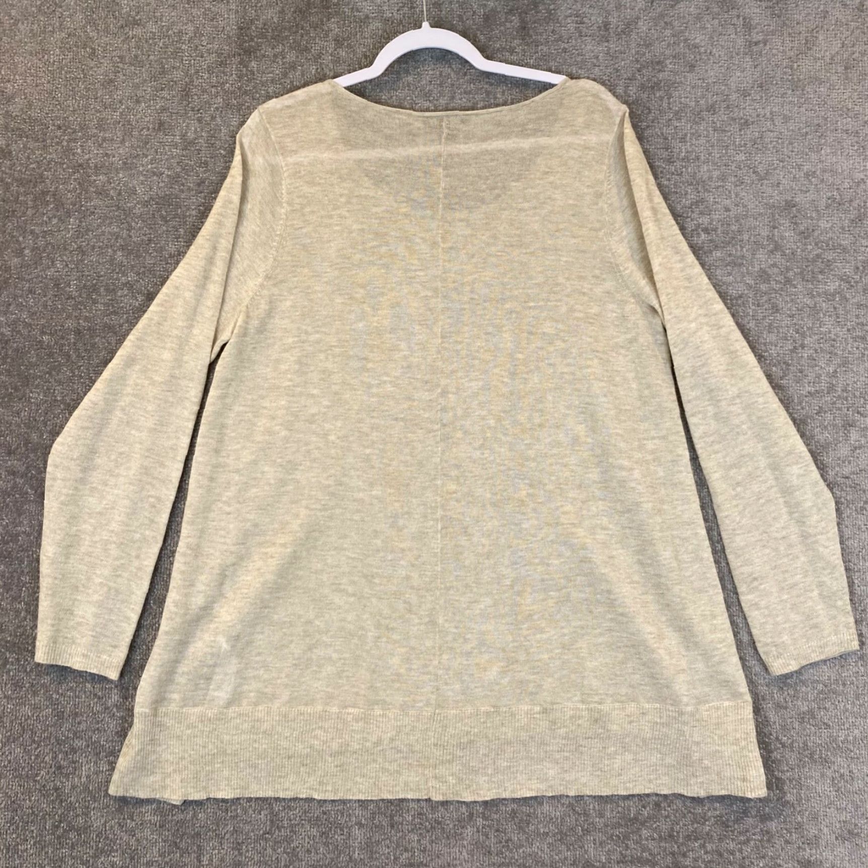 Eileen Fisher VINTAGE Eileen Fisher Sweater Women Large Pullover Knit Tan Brown Wool Alpaca Blend Casual Winter Fall Spring Summer Size L / US 10 / IT 46 - 7 Thumbnail