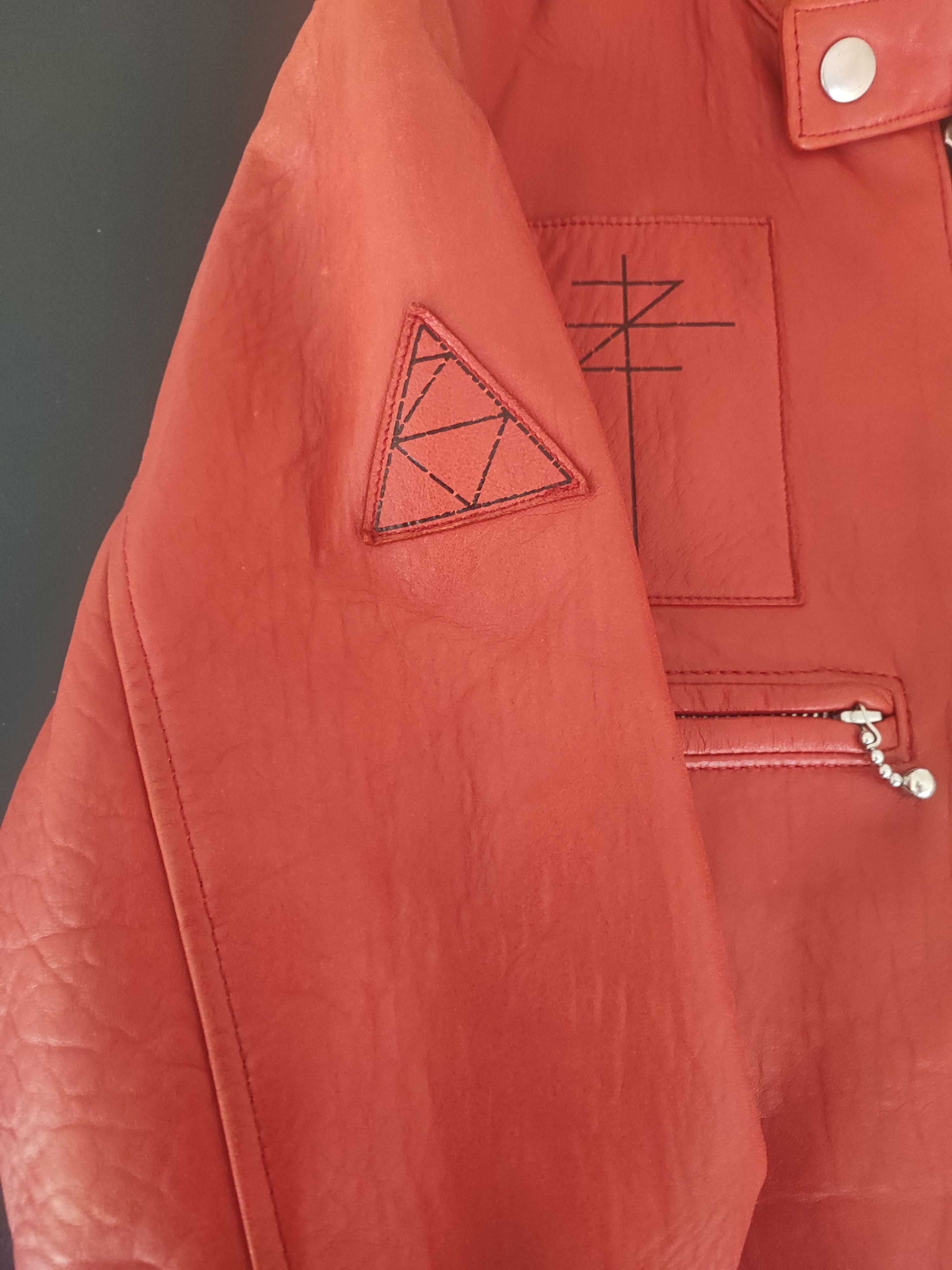 Undercover SS2006 Zamiang Patched Leather Jacket Size US M / EU 48-50 / 2 - 6 Thumbnail