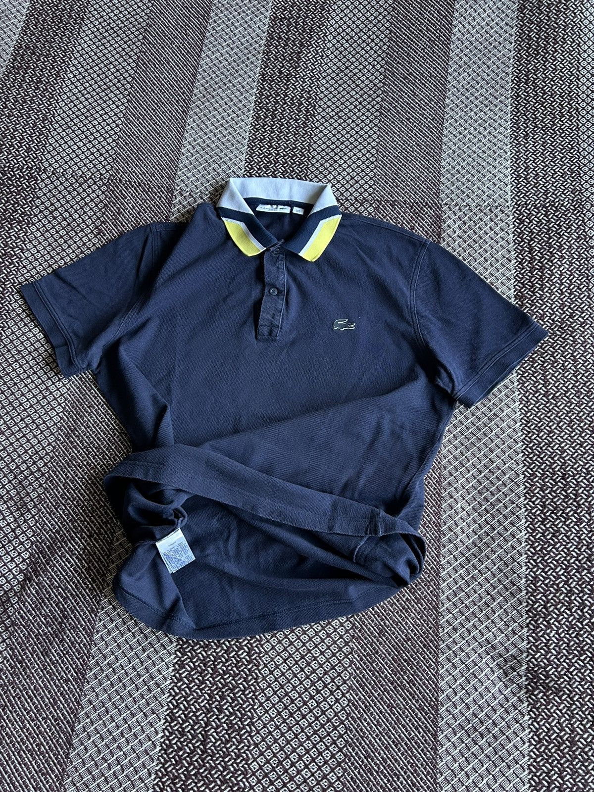 Lacoste × Vintage Lacoste Slim Fit Polo Shirt Men Solid Style Size Large Size US L / EU 52-54 / 3 - 9 Thumbnail