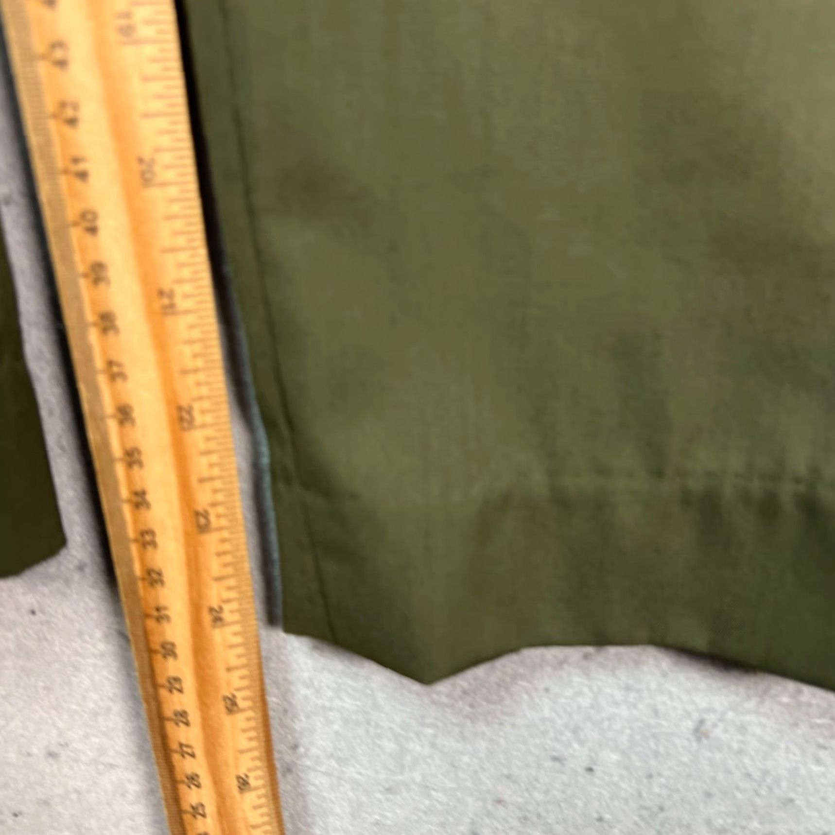 Everlane Womens Everlane Pants 0 Olive Green Elastic Waist Trousers Straight Leg Ankle Wool Cotton Regular Rise 26in Inseam 25in Womens Size 25" / US 0 / IT 36 - 7 Thumbnail